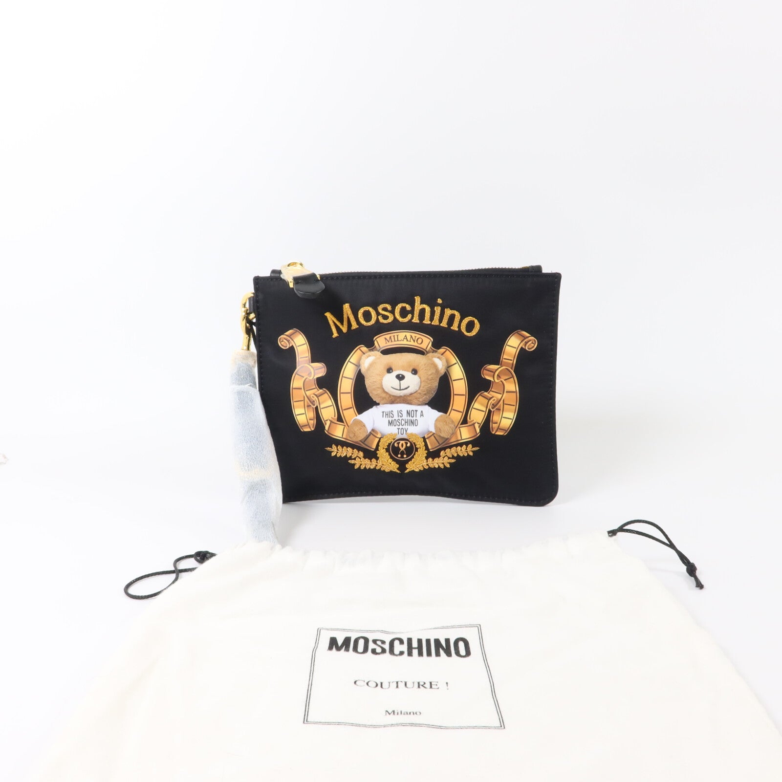MOSCHINO 尼龍Teddy Bear Pouch小袋