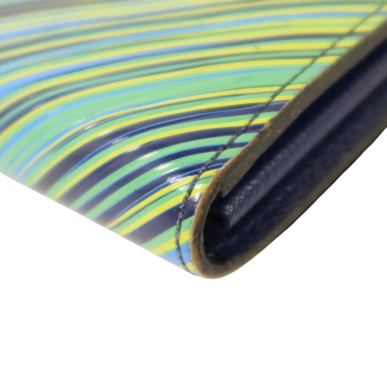 LOUIS VUITTON Epi Rainbow Twist Long Wallet銀扣長錢包