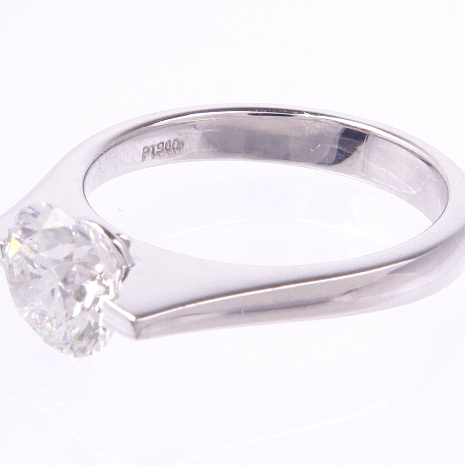 JEWELRY PT900鉑金Diamond Ring鑽石戒指US#4.5