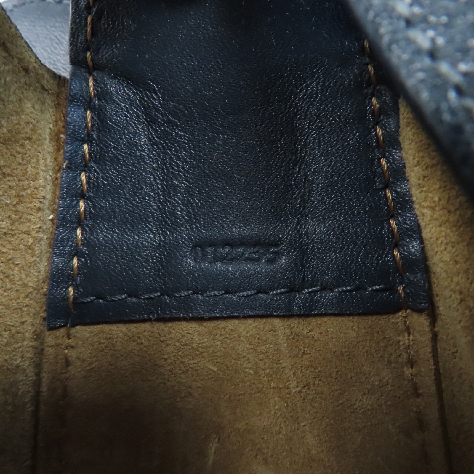 LOEWE 【激減優惠】牛皮皮革Luna金扣肩背袋藍色