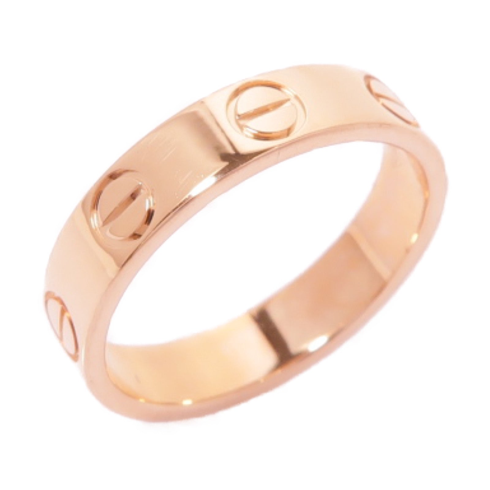 CARTIER 18K玫瑰金Love Ring戒指Cartier#45/US#3.5