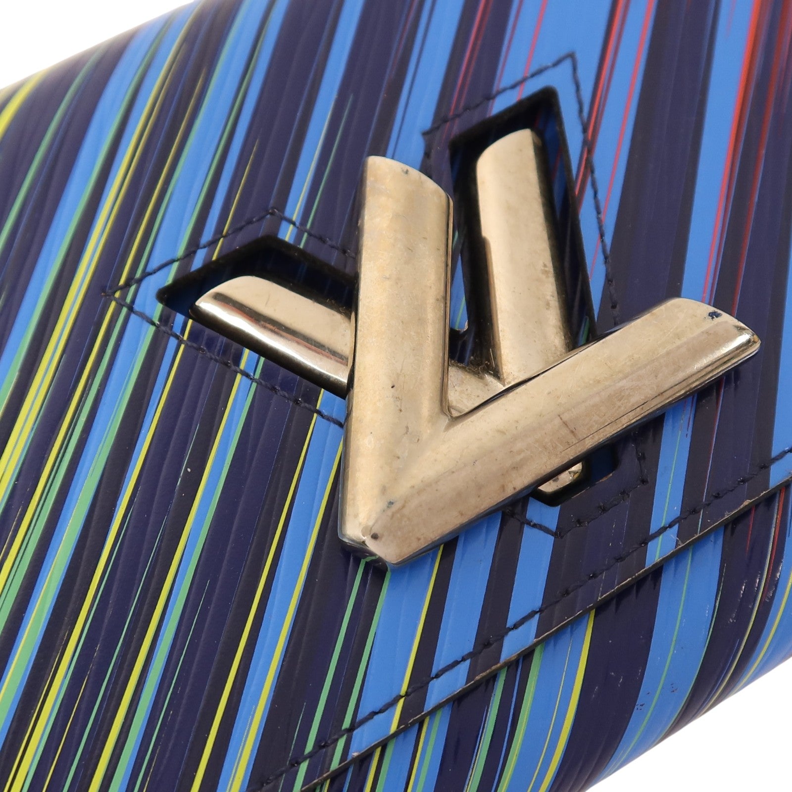 LOUIS VUITTON Epi Rainbow Twist Long Wallet銀扣長錢包