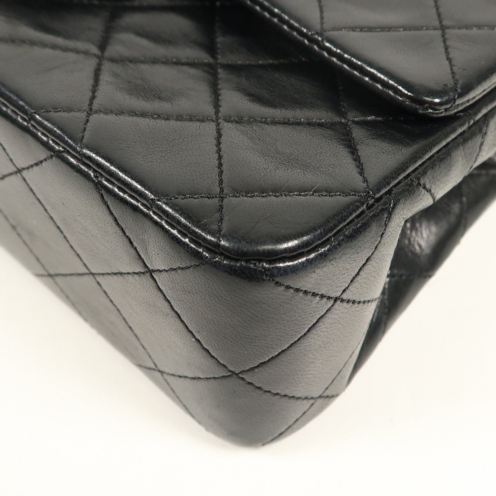 CHANEL 羊皮皮革Classic 23 Vintage金扣鏈帶肩背袋