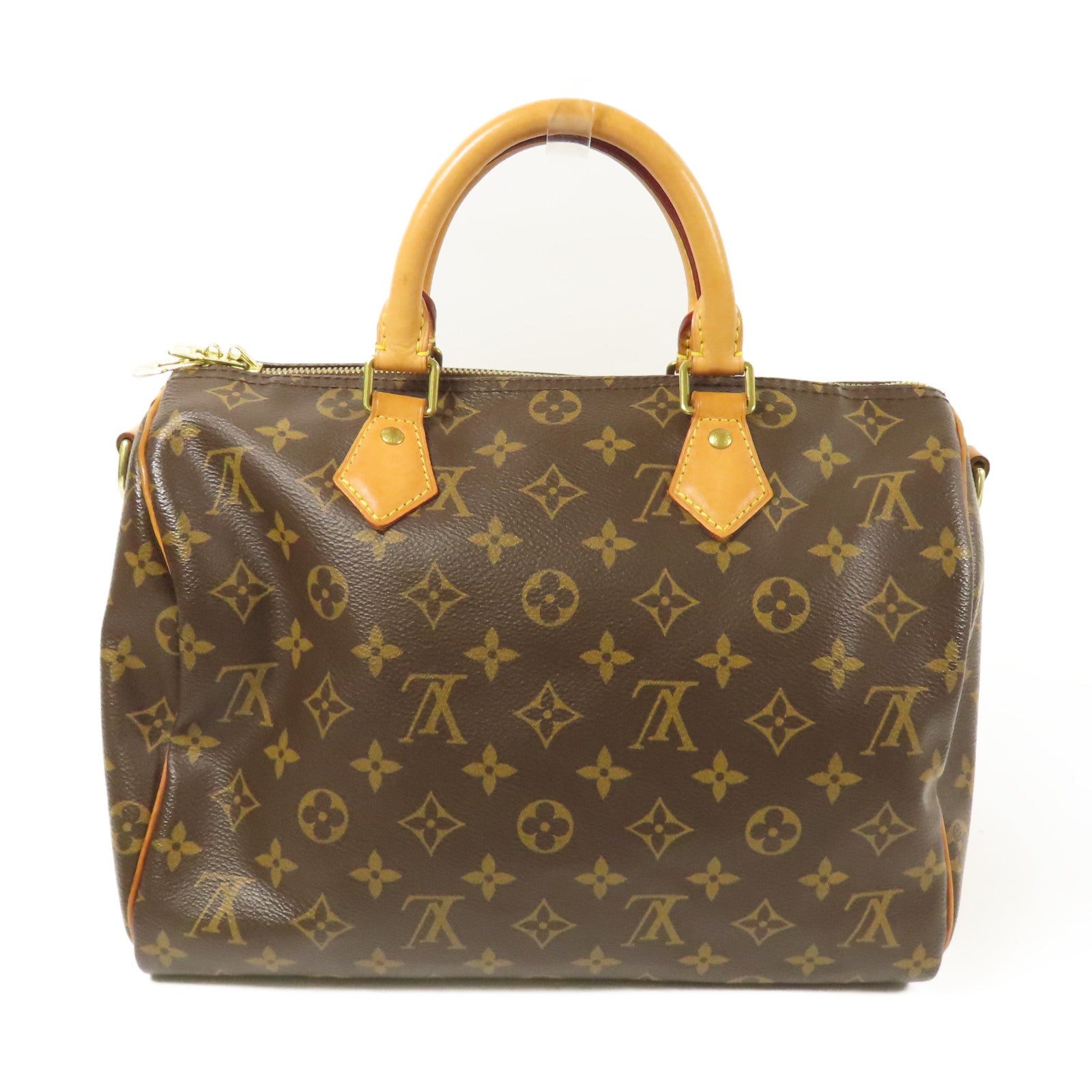 LOUIS VUITTON Monogram Speedy Bandouliere 30金扣手挽肩背兩用袋