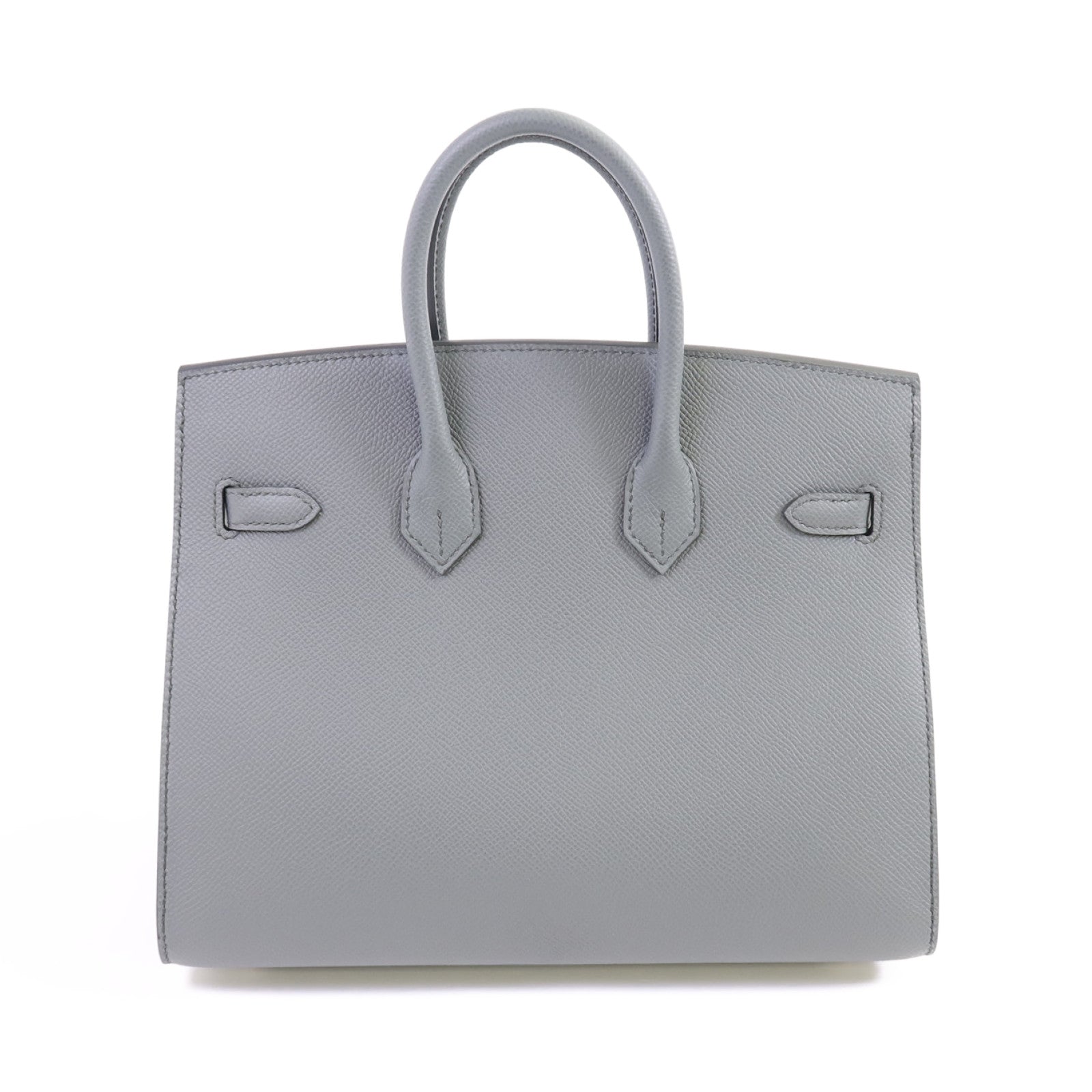 HERMES Epsom皮革Birkin Sellier 25銀扣手挽袋
