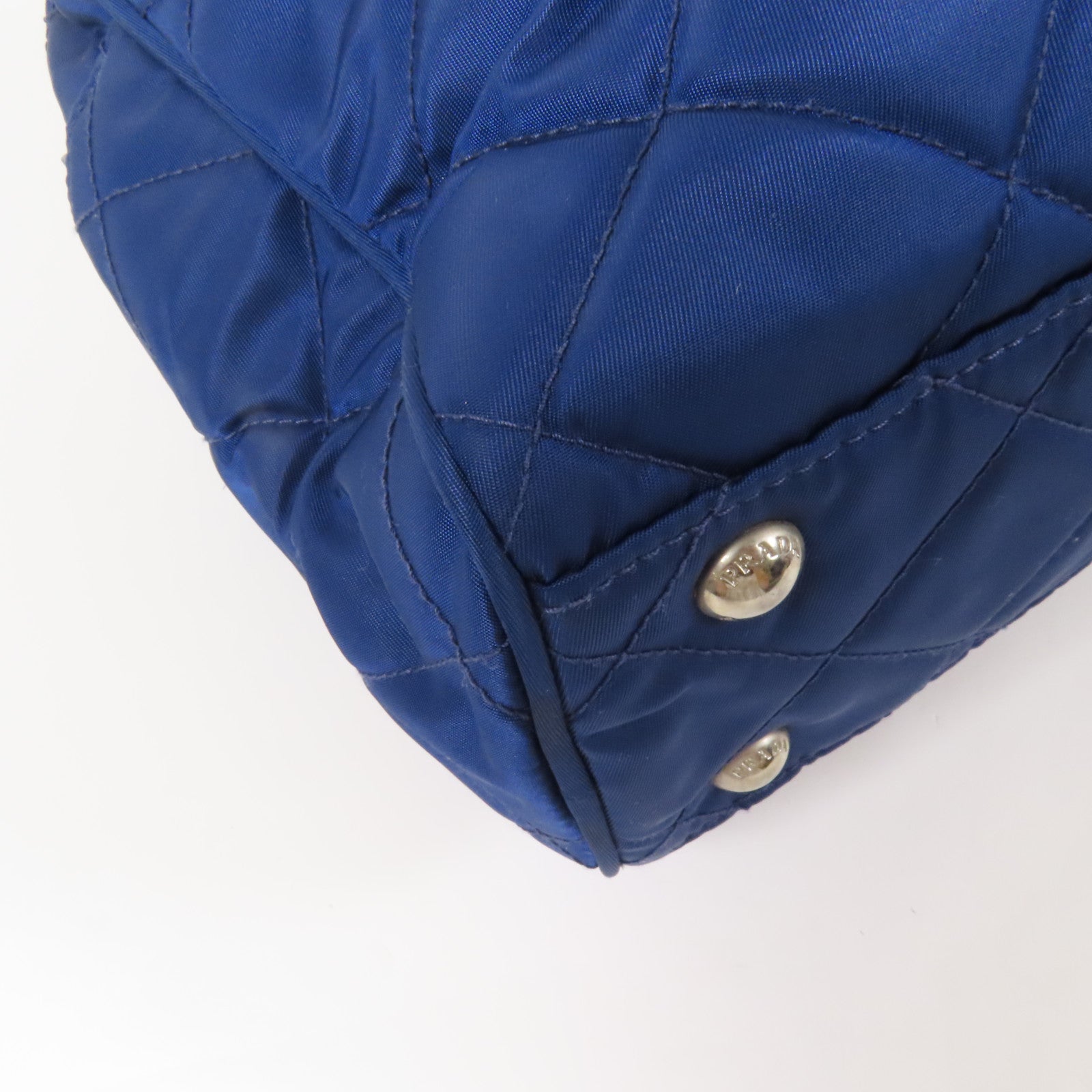 PRADA 尼龍Shoulder Bag銀扣肩背袋