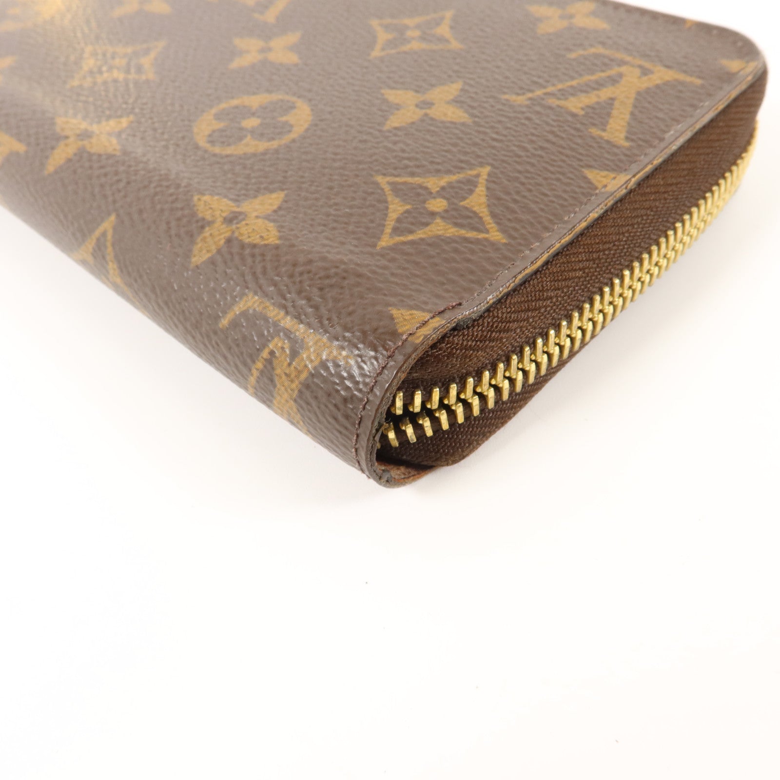 LOUIS VUITTON Monogram Zipper Long Wallet金扣長錢包
