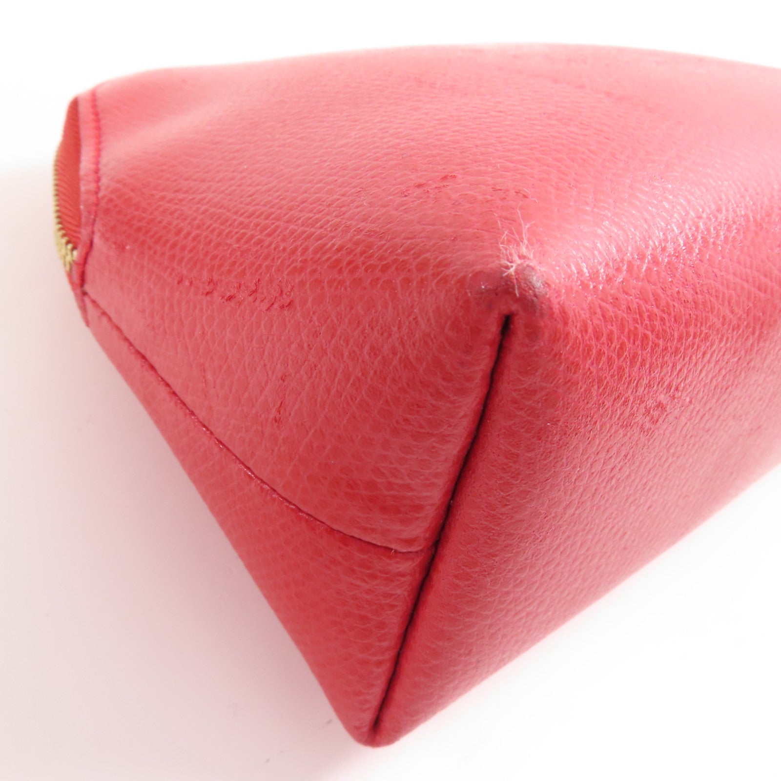 Furla 牛皮皮革Pouch金扣手拿包