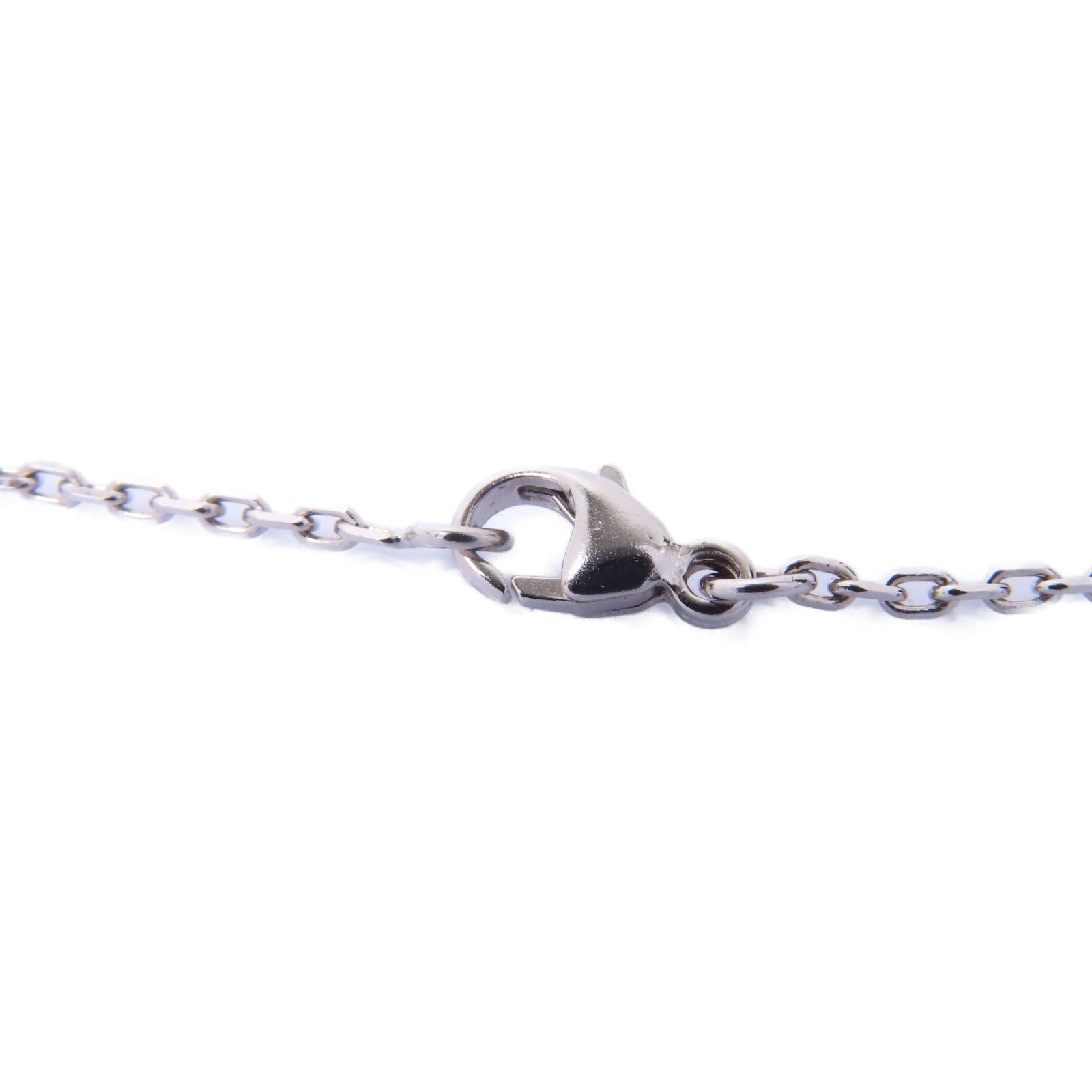 HERMES 金屬Mini Pop H Necklace項鍊粉紅色/銀色