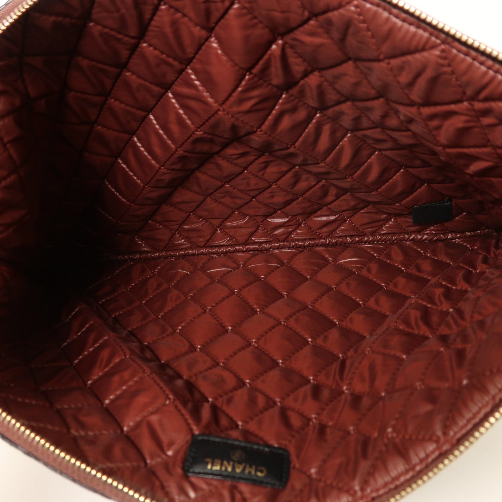 CHANEL 羊皮皮革Clutch Bag金扣手拿包
