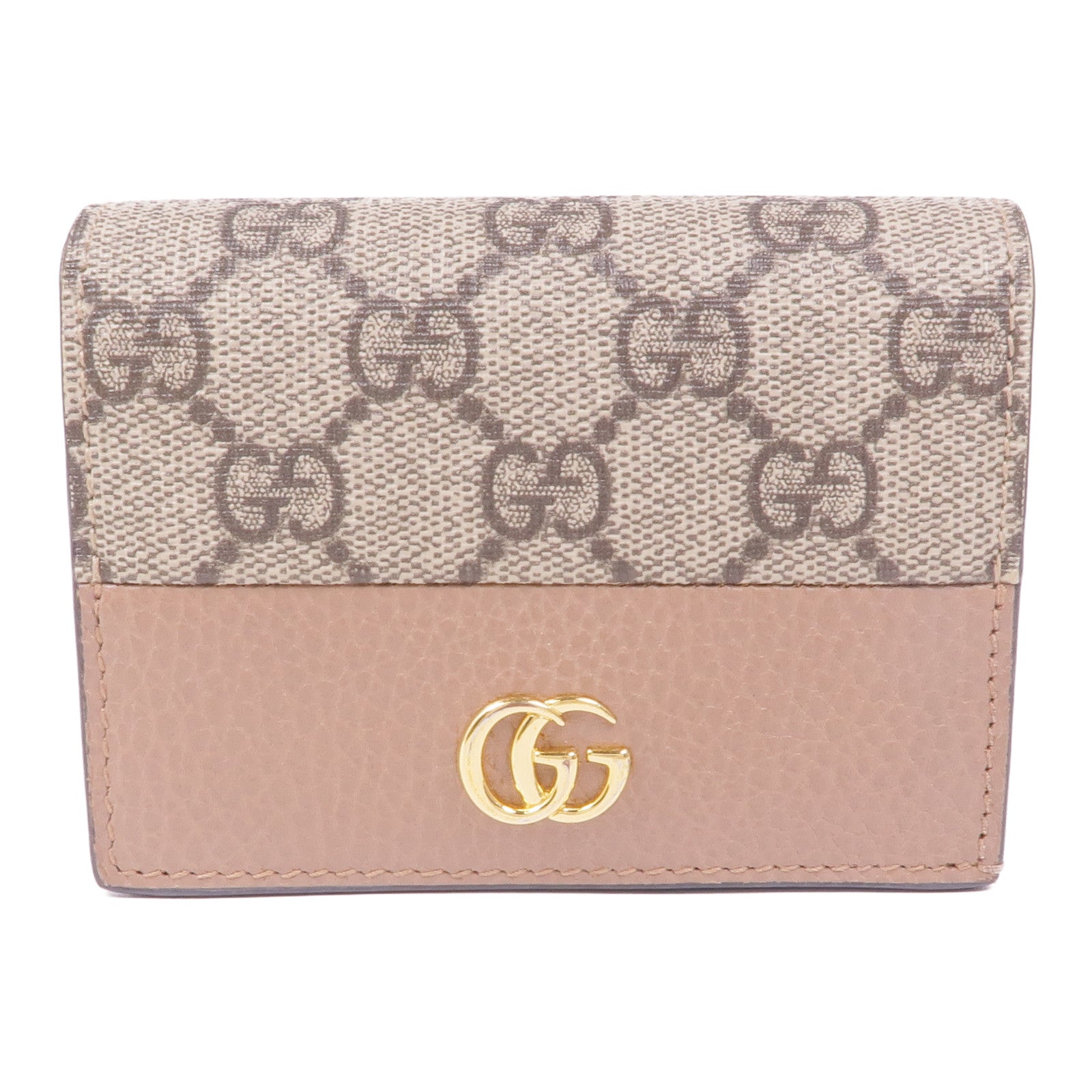 GUCCI 塗層帆布Wallet金扣錢包