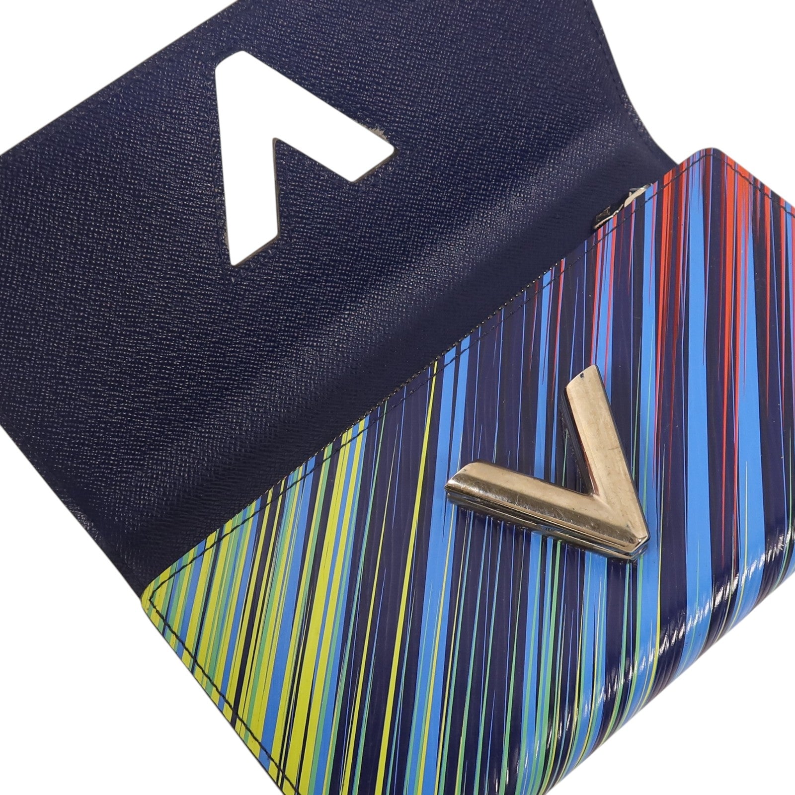 LOUIS VUITTON Epi Rainbow Twist Long Wallet銀扣長錢包