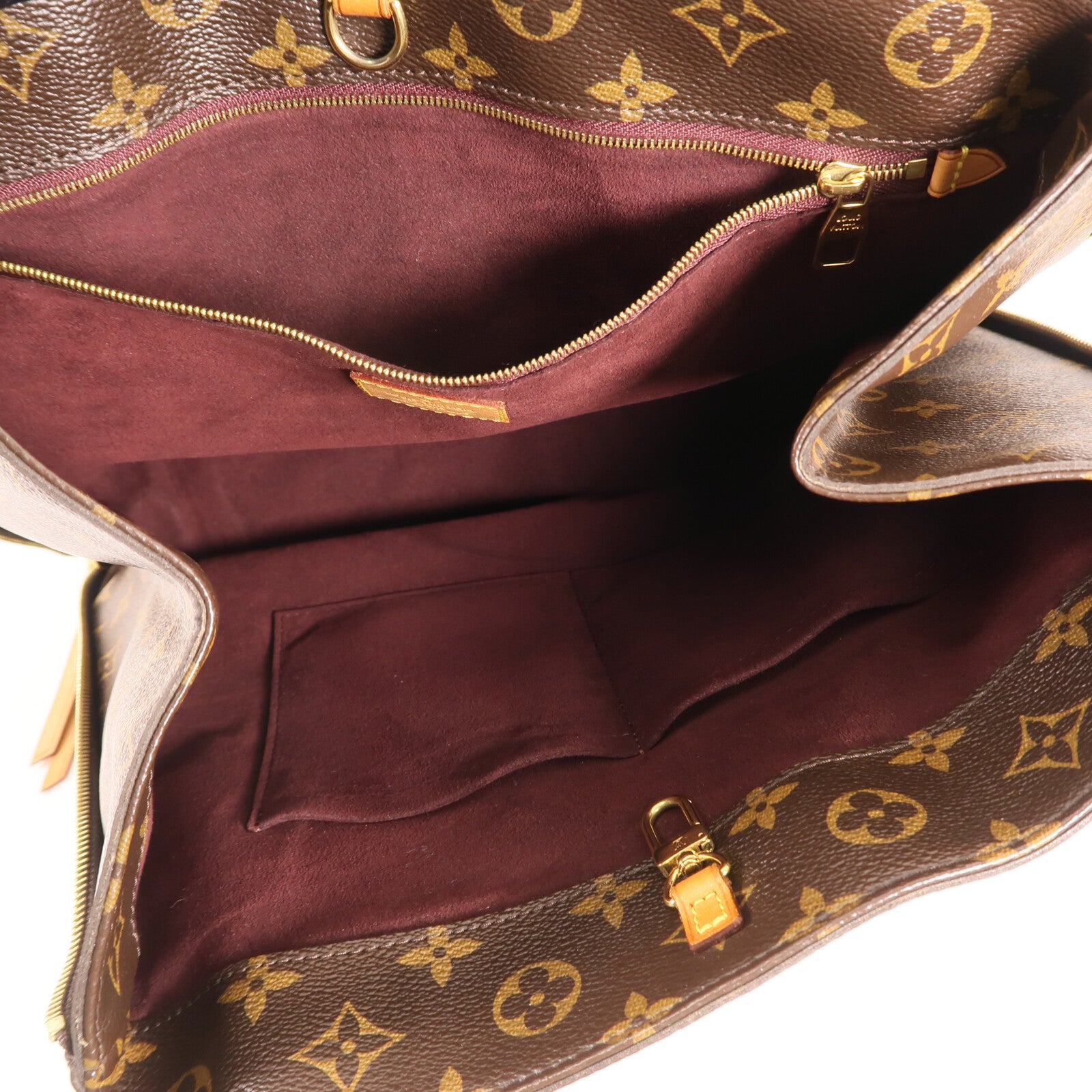 LOUIS VUITTON Monogram Voltaire金扣肩背袋