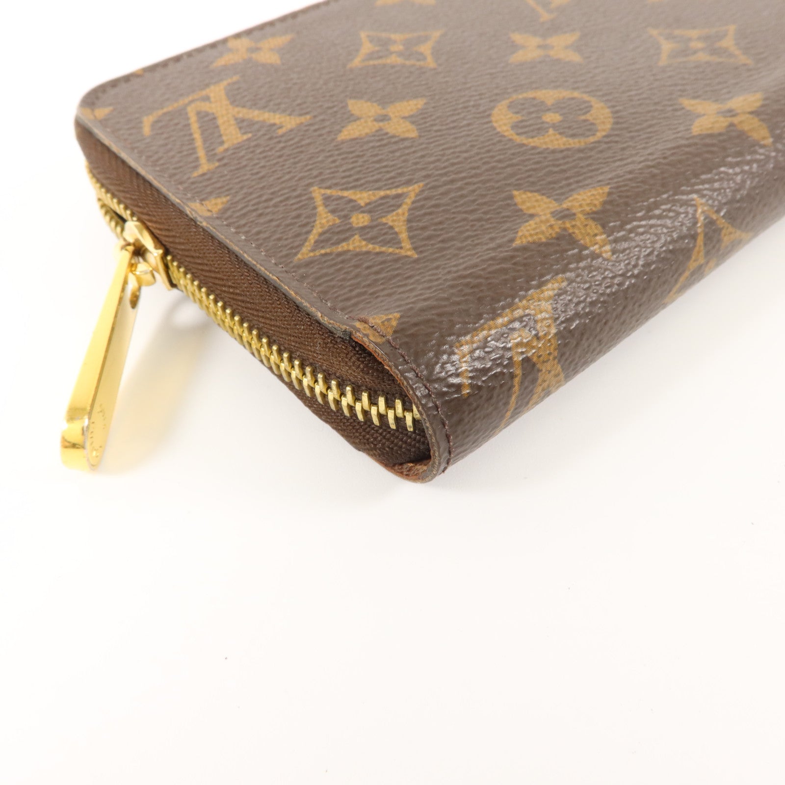 LOUIS VUITTON Monogram Zipper Long Wallet金扣長錢包