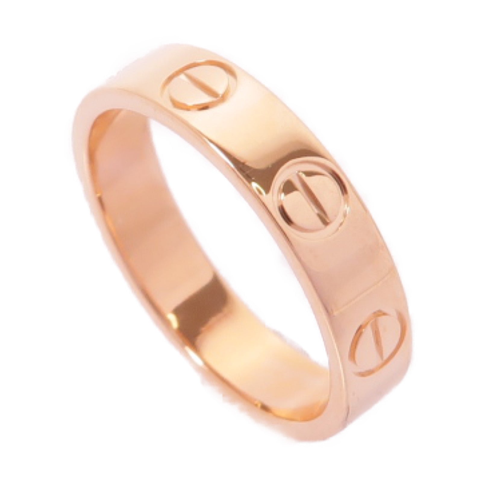 CARTIER 18K玫瑰金Love Ring戒指Cartier#45/US#3.5