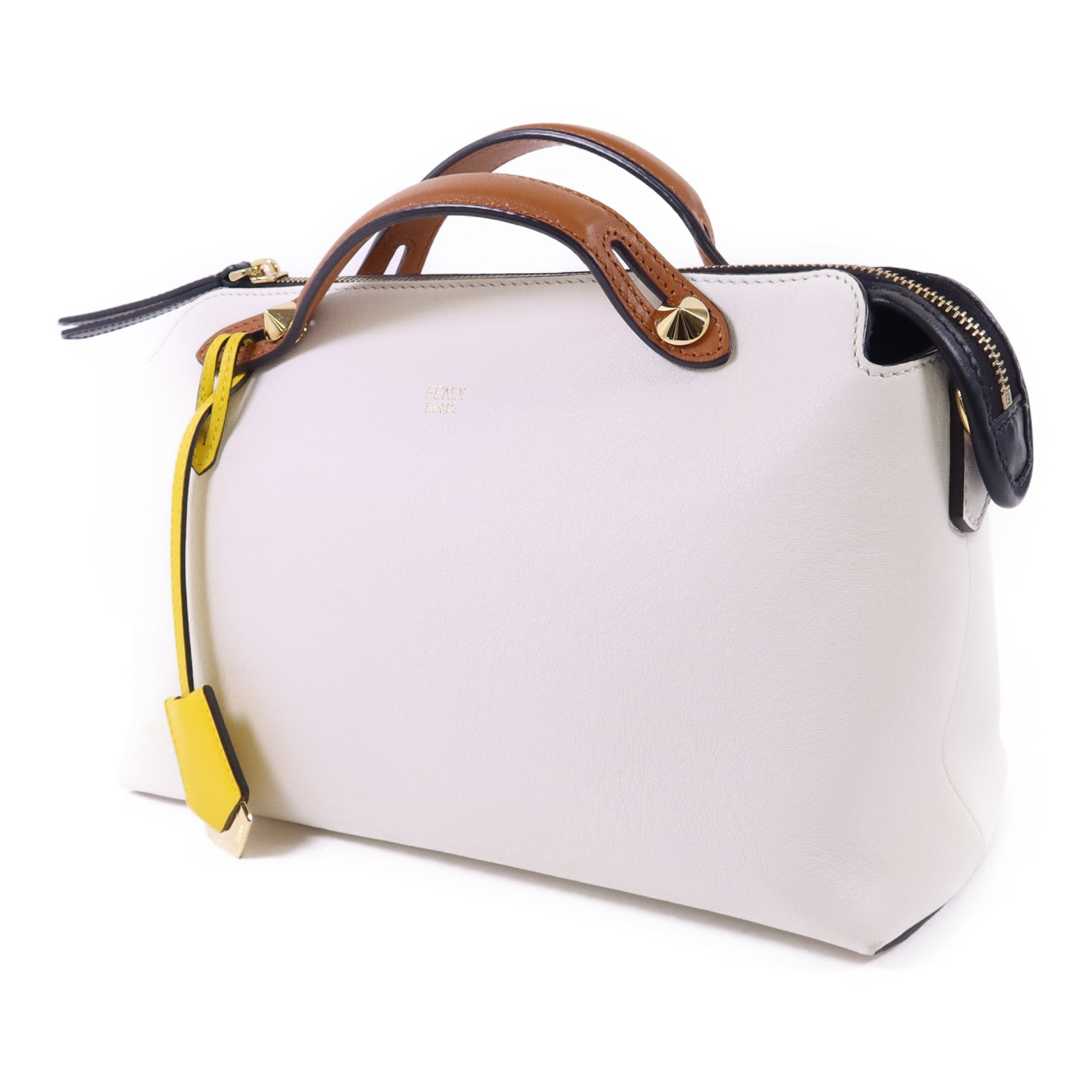 FENDI 【激減優惠】牛皮皮革By The Way金扣手挽肩背兩用袋