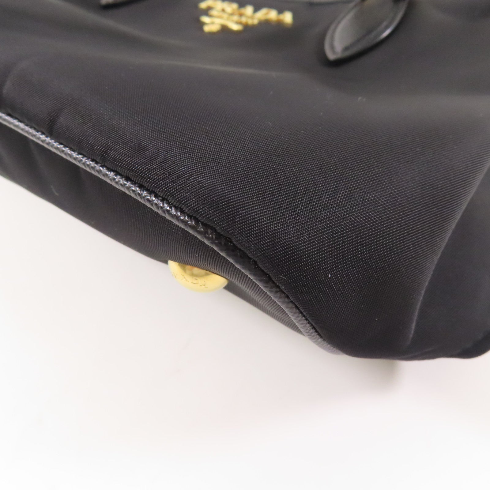 PRADA 尼龍2 Way Shoulder Bag金扣手挽肩背兩用袋