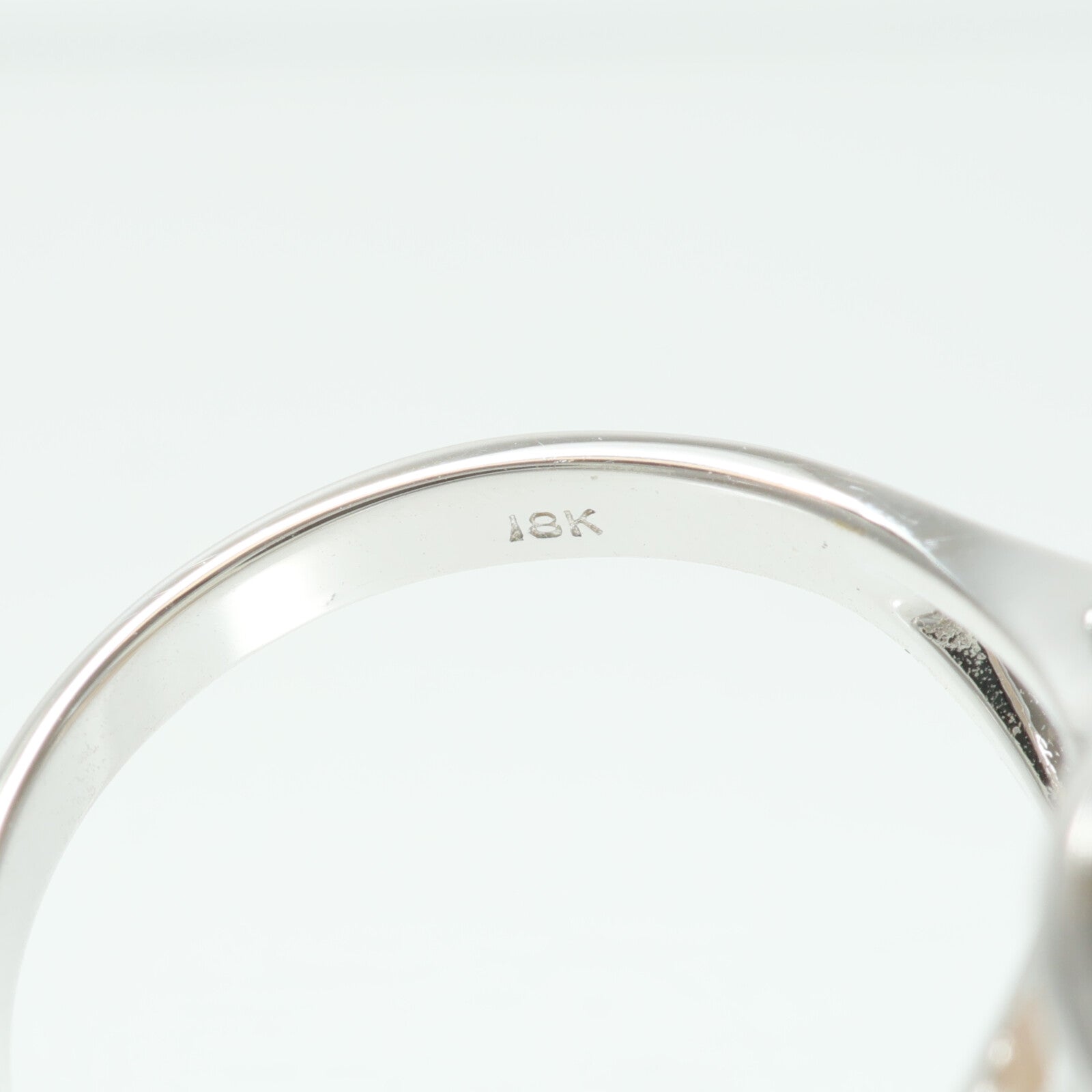 JEWELRY 18K白金Pearl Diamond Ring