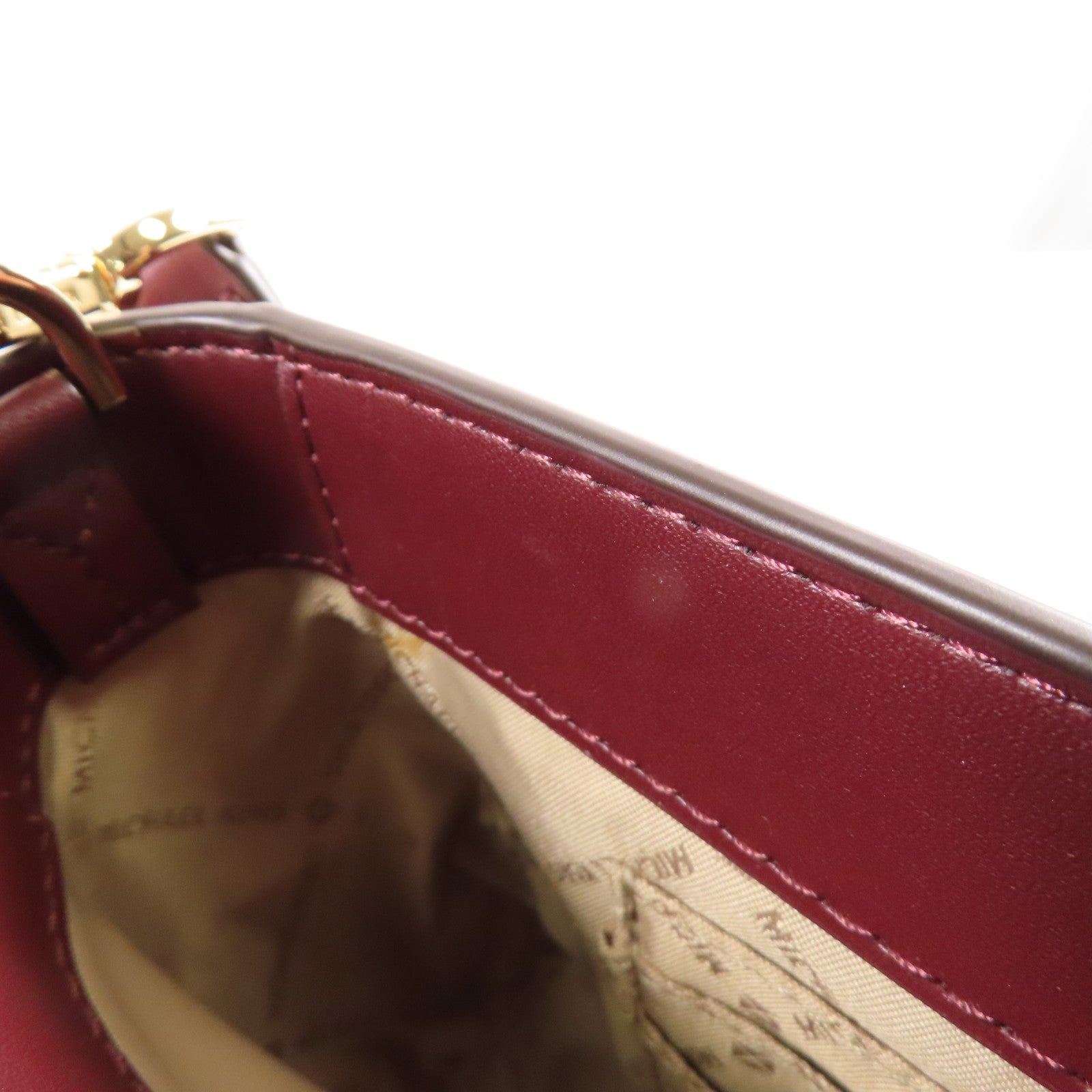 Michael Kors 牛皮皮革Mini Manhattan Bag金扣手挽肩背兩用袋
