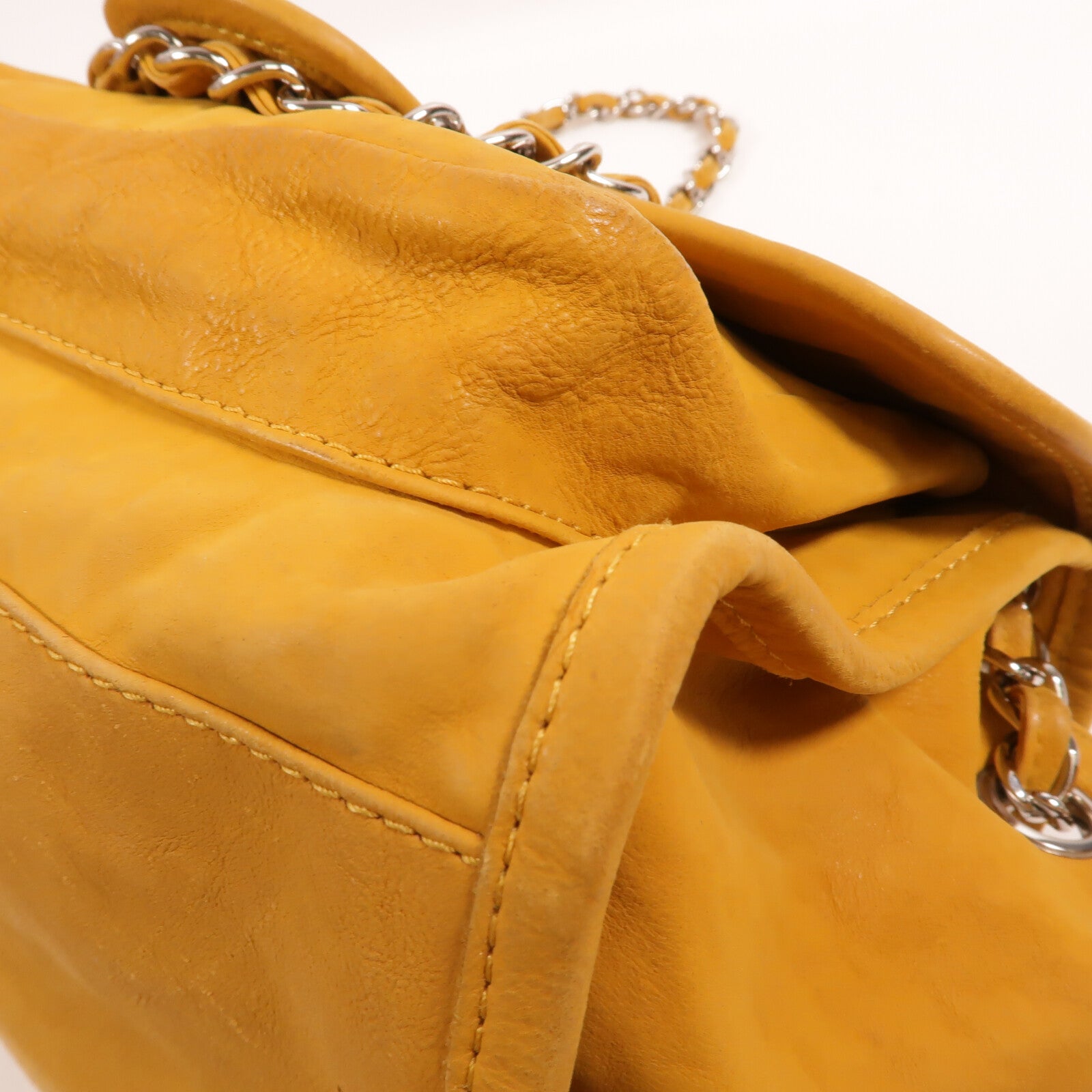 CHANEL 牛皮皮革Chain Shoulder鏈帶肩背袋