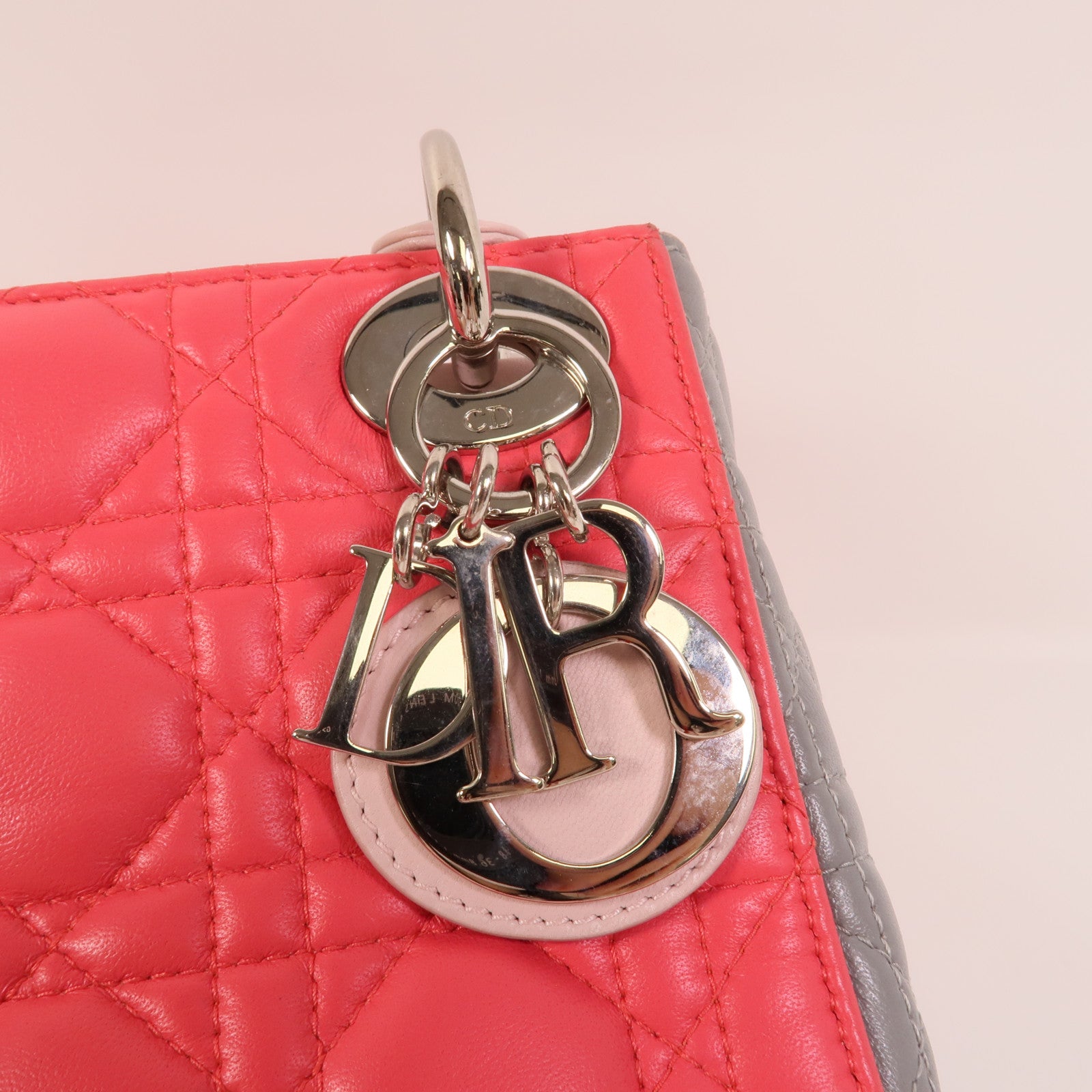 Dior 羊皮皮革Mini Lady Dior手挽肩背兩用袋
