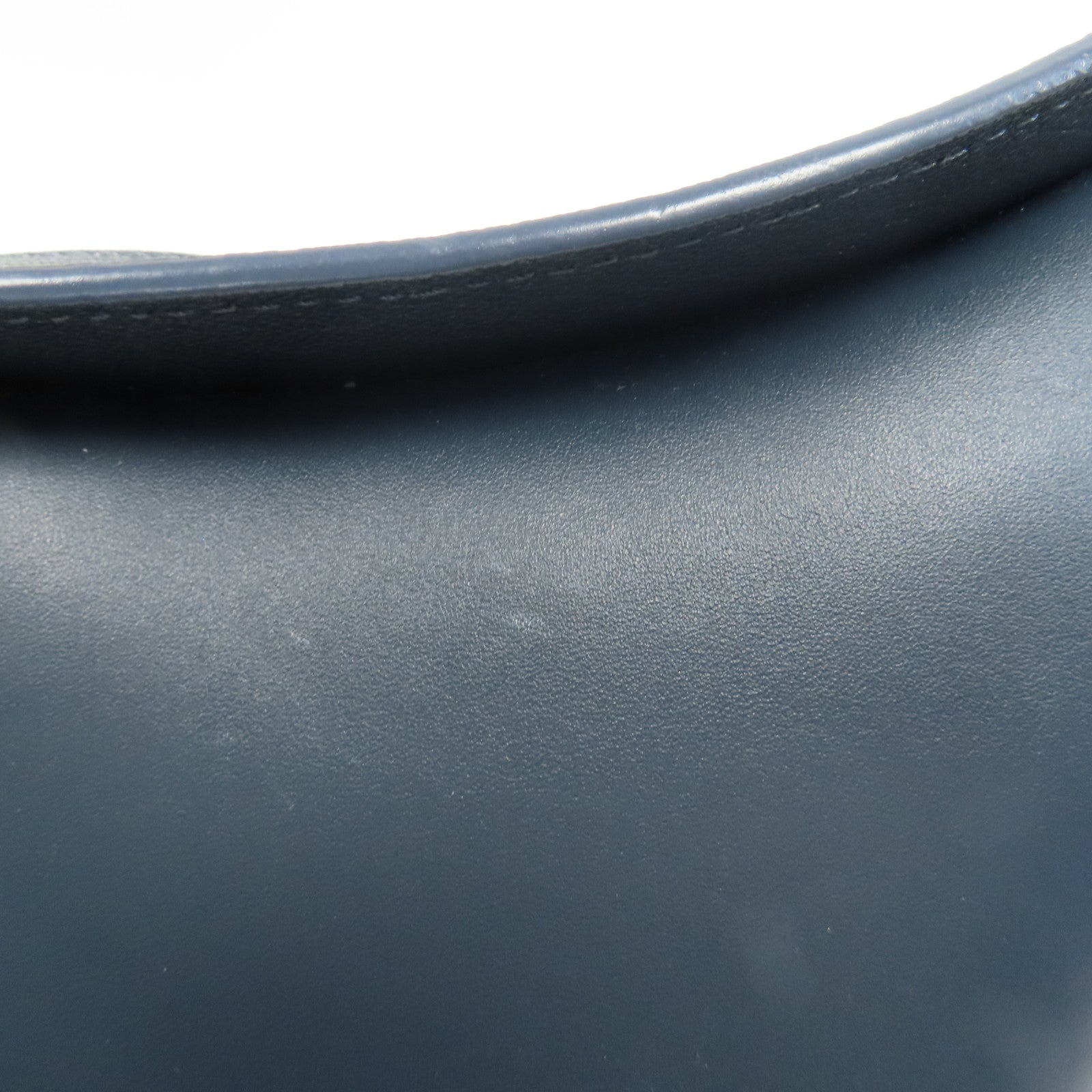 LOEWE 【激減優惠】牛皮皮革Luna金扣肩背袋藍色