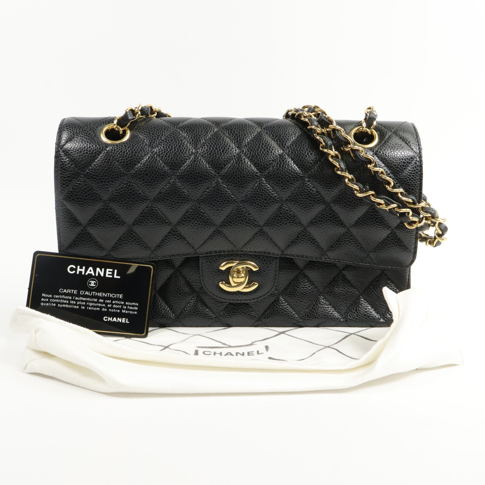 CHANEL 牛皮皮革Classic 25鏈帶肩背袋