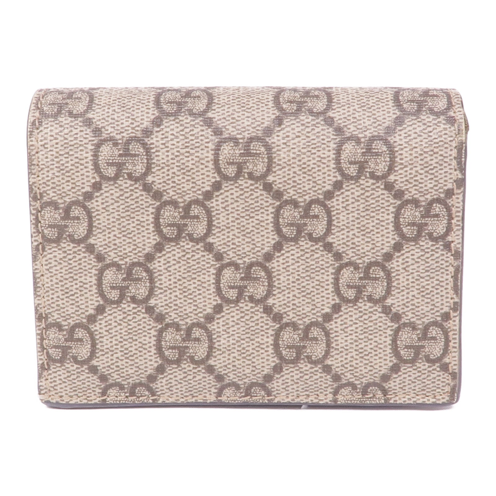 GUCCI 塗層帆布Wallet金扣錢包
