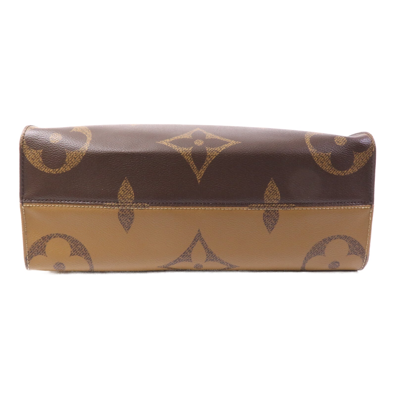 LOUIS VUITTON Monogram Giant On The Go MM金扣手挽肩背兩用袋