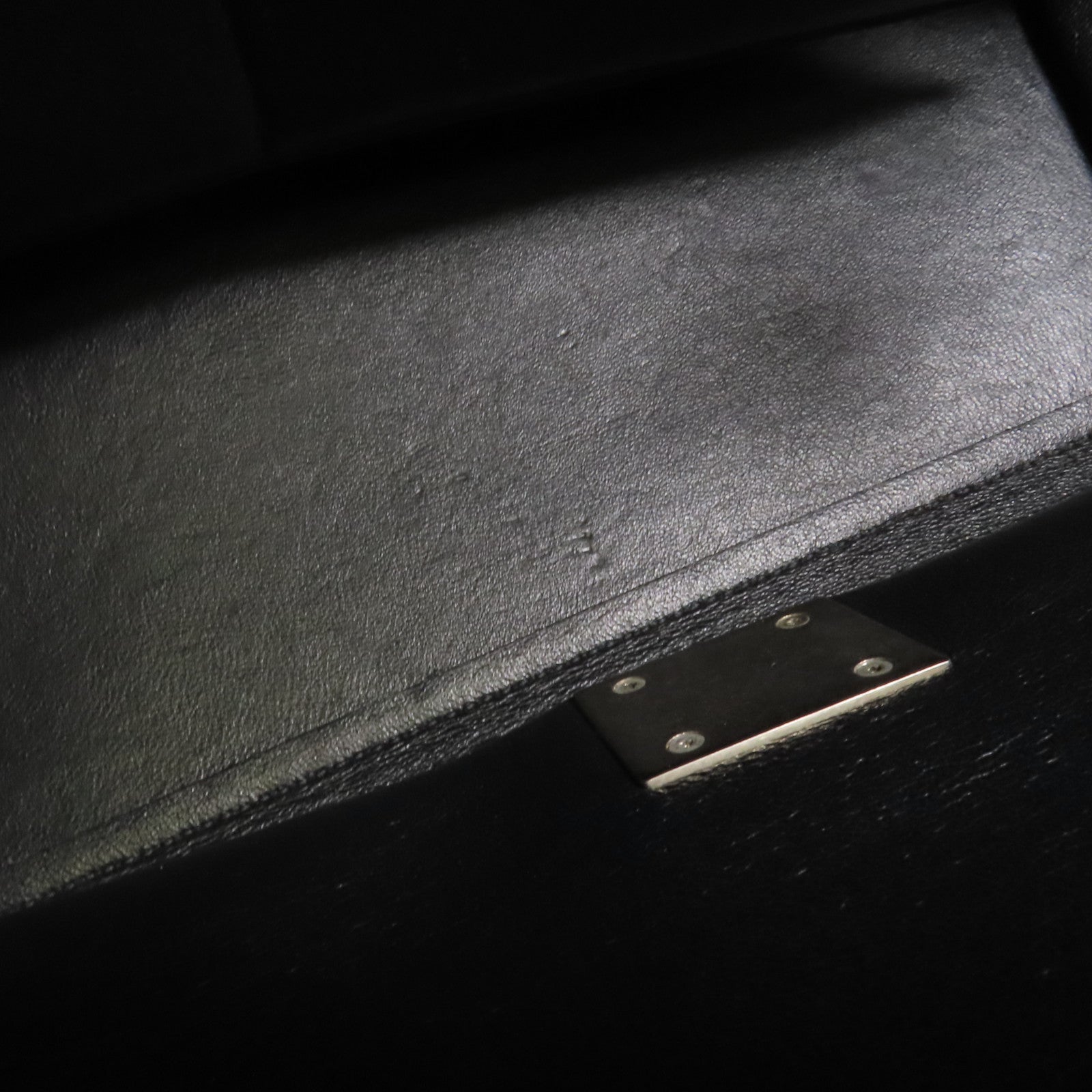 CELINE 牛皮皮革Trapeze銀扣手挽肩背兩用袋