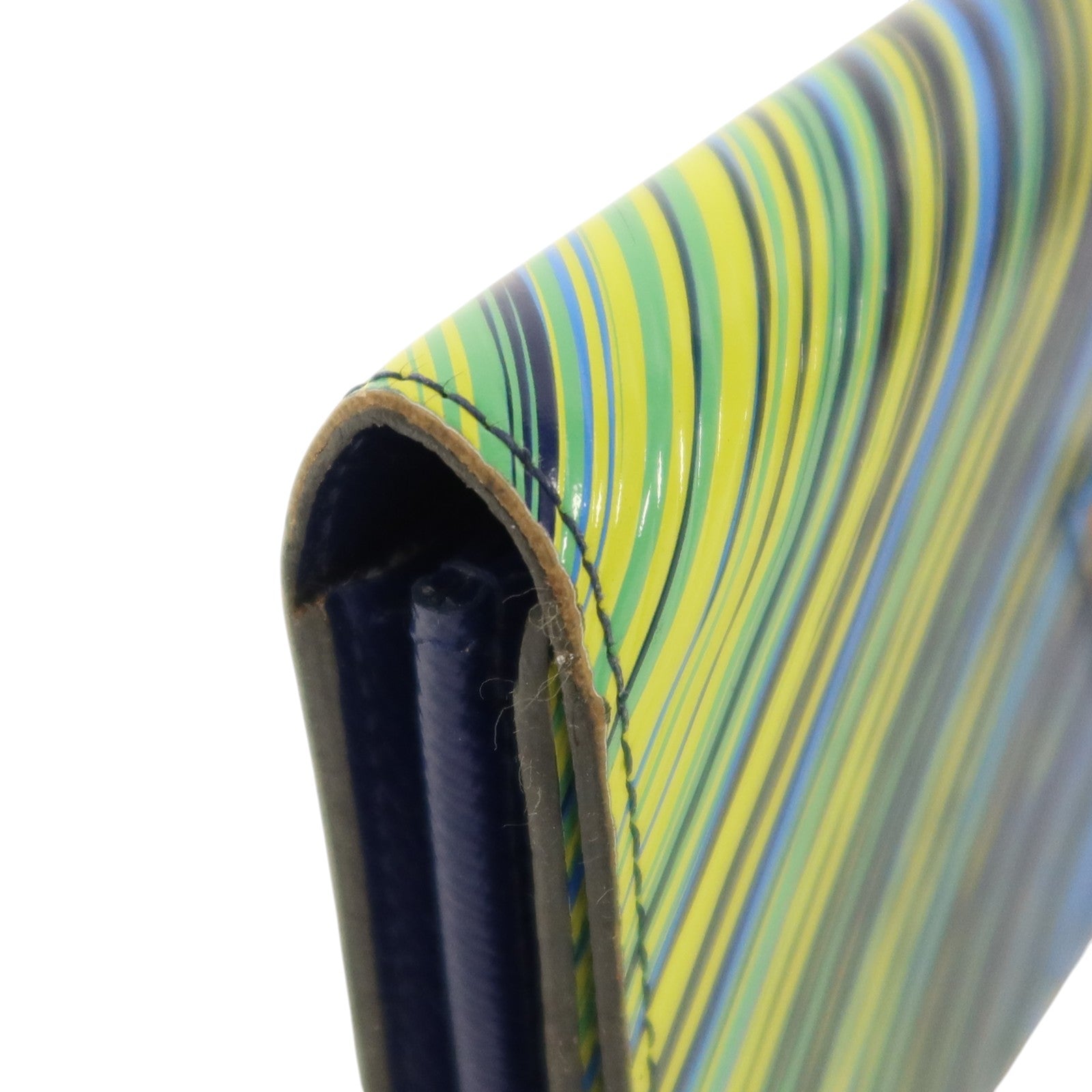 LOUIS VUITTON Epi Rainbow Twist Long Wallet銀扣長錢包