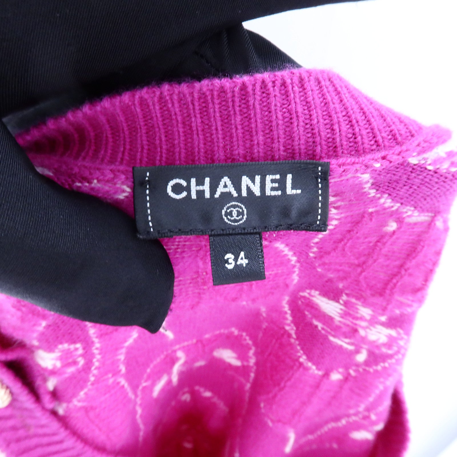 CHANEL Cashmere Knitted Top針織