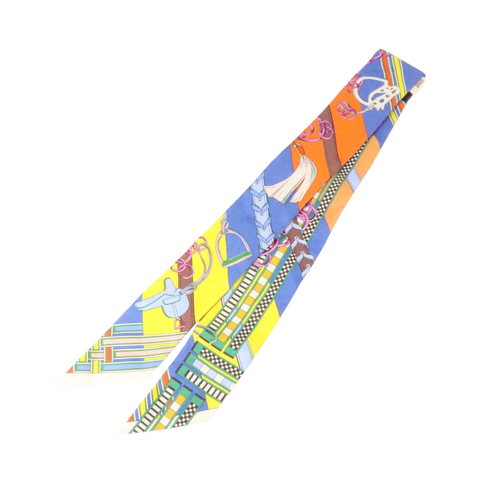 HERMES 絲質Twilly絲巾