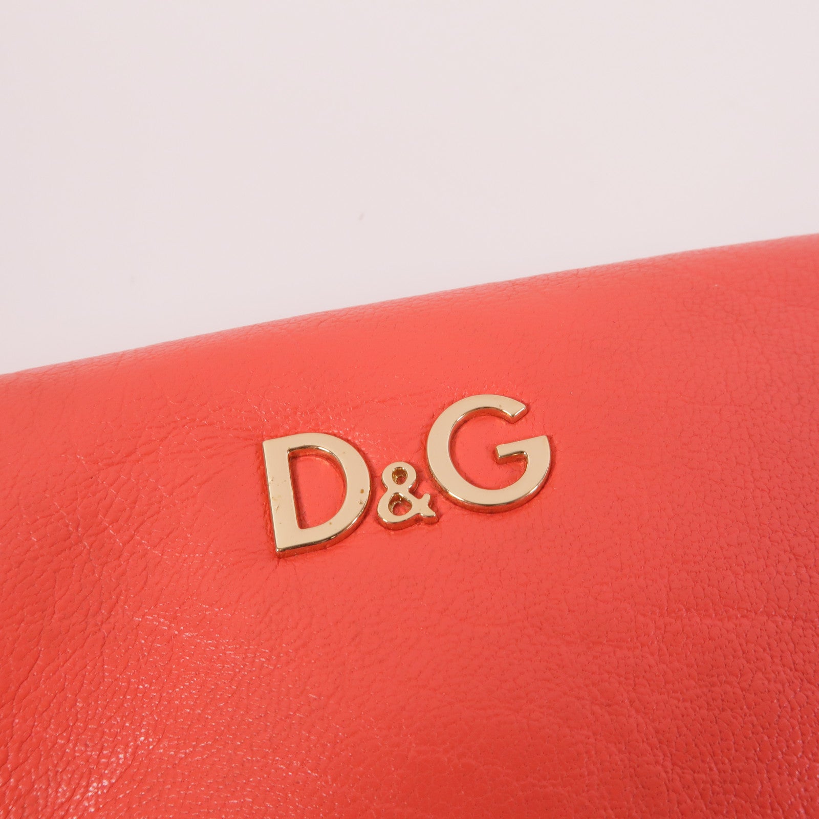 D&G 牛皮皮革Chain Shoulder肩背袋