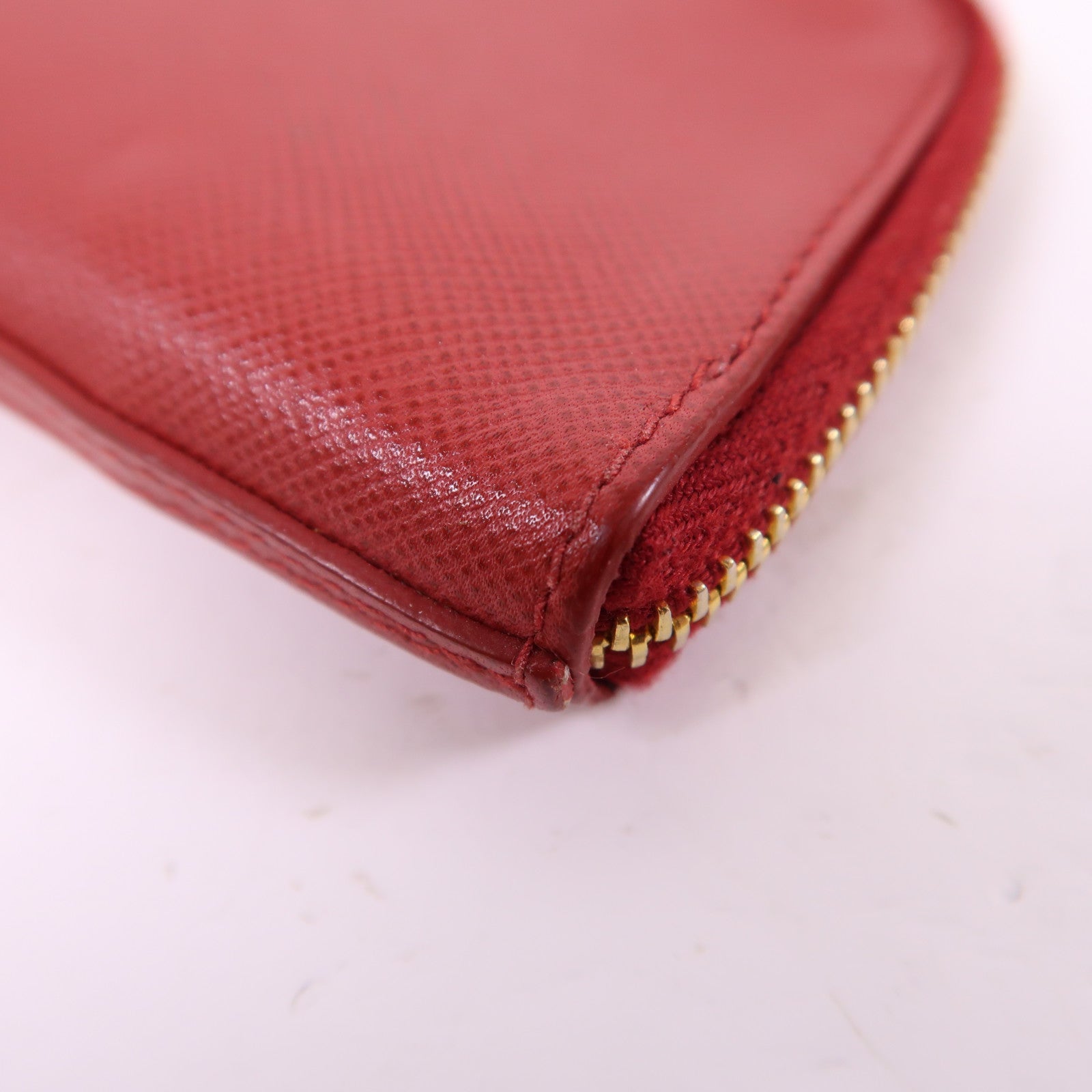 PRADA 皮革Coin Case金扣零錢包