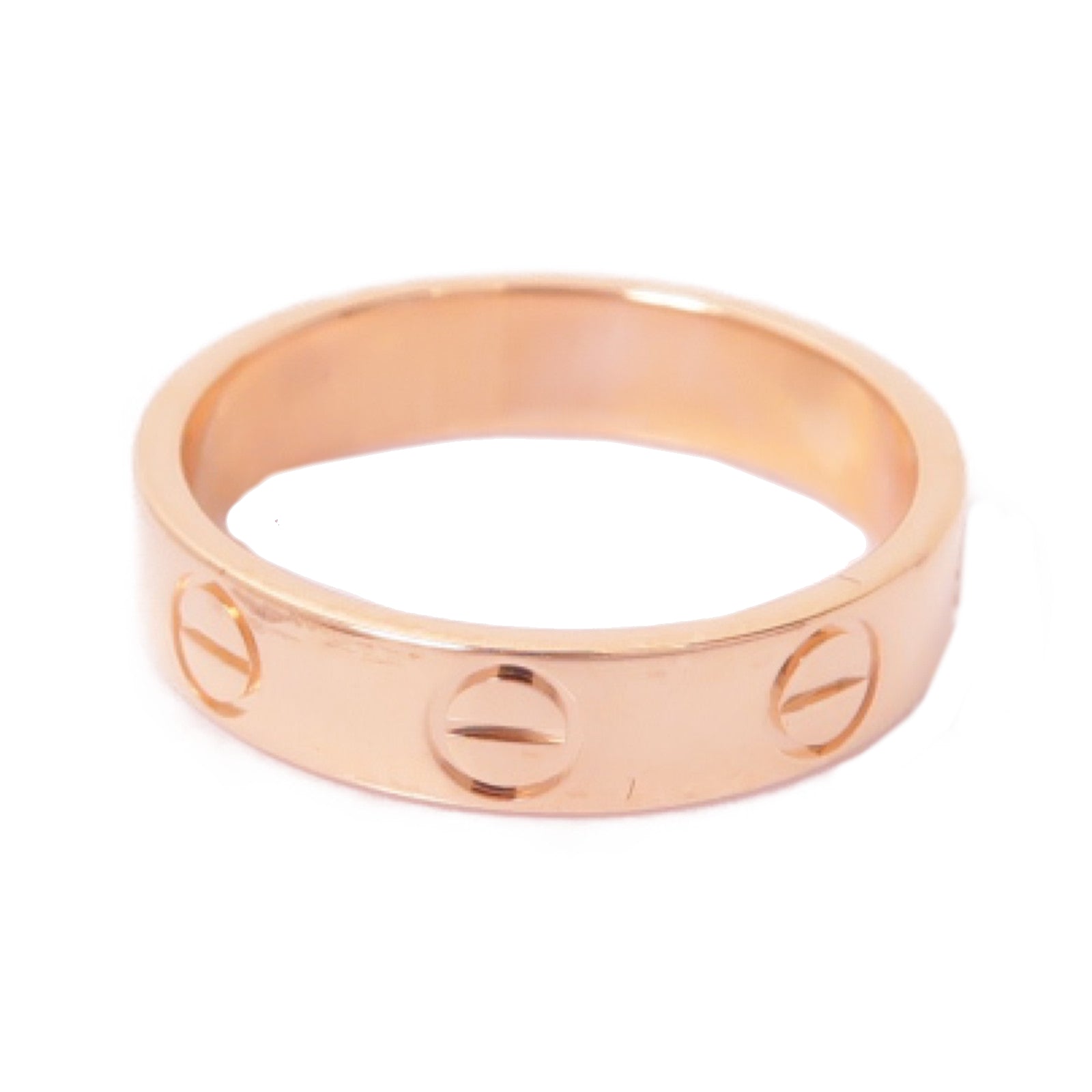 CARTIER 18K玫瑰金Love Ring戒指Cartier#45/US#3.5
