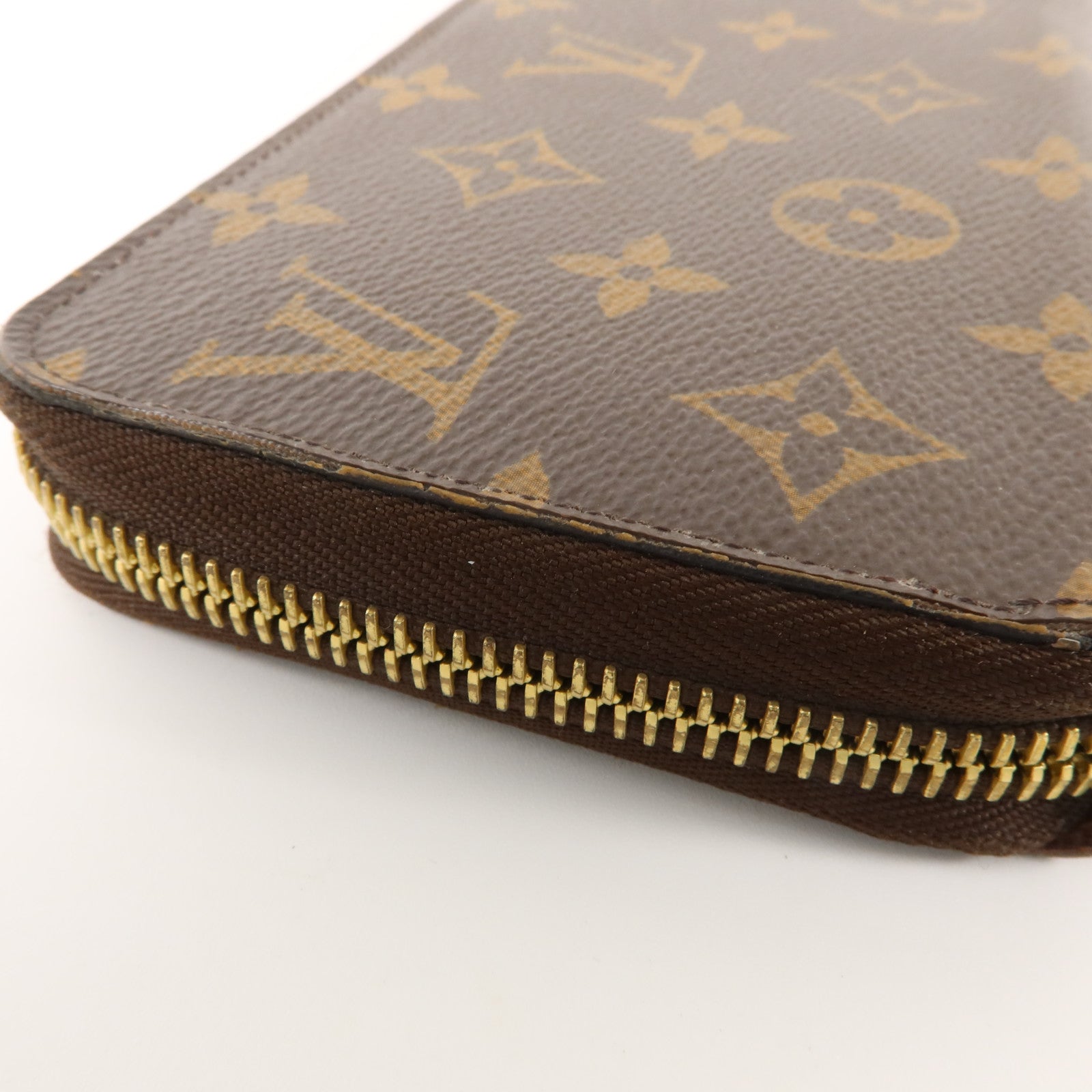 LOUIS VUITTON Monogram Zipper Long Wallet金扣長錢包