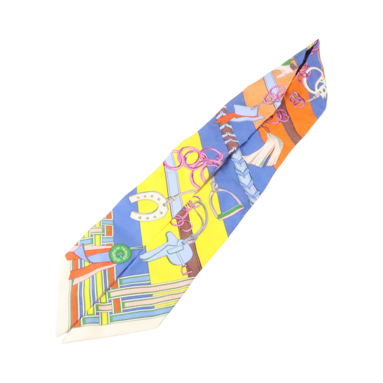 HERMES 絲質Twilly絲巾
