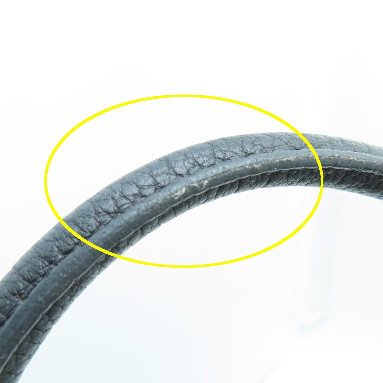 HERMES Negonda皮革GardenParty PM銀扣手挽袋Noir黑色