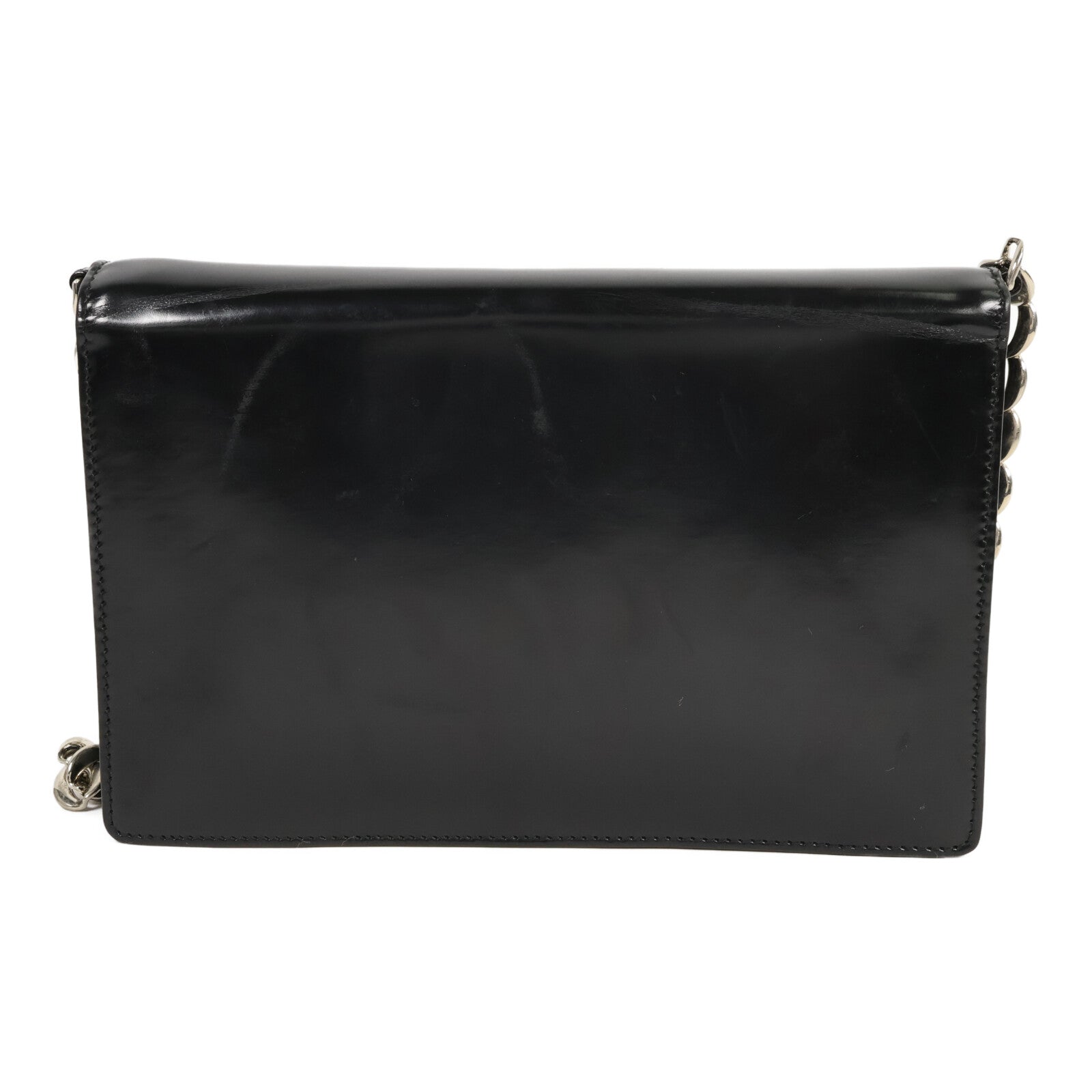 Dior 漆皮皮革Chain Shoulder Bag鏈帶肩背袋