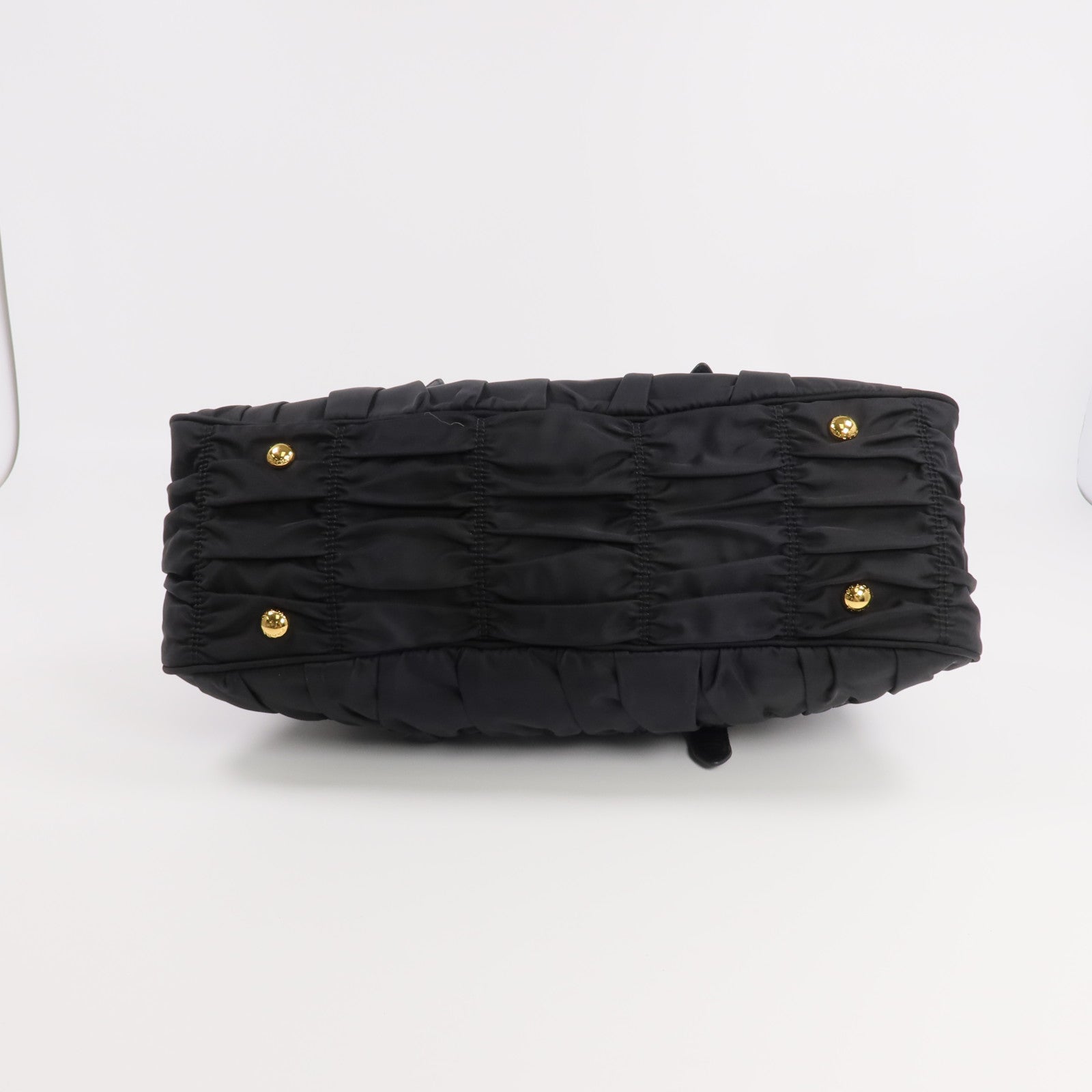 PRADA 尼龍Tessuto Gaufre Shoulder Bag金扣肩背袋