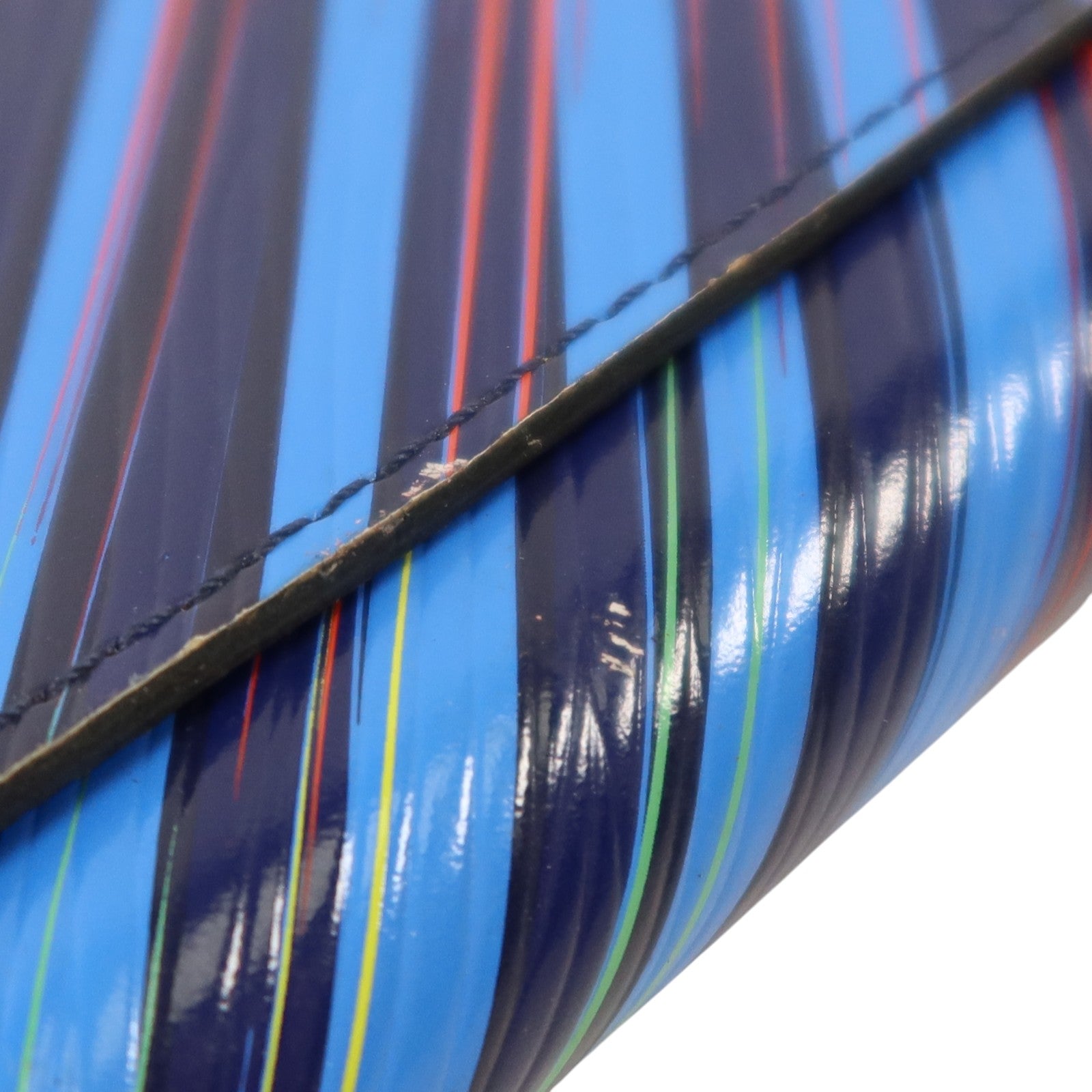 LOUIS VUITTON Epi Rainbow Twist Long Wallet銀扣長錢包