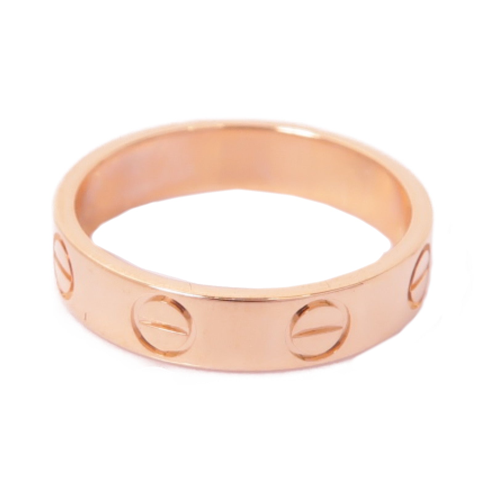 CARTIER 18K玫瑰金Love Ring戒指Cartier#45/US#3.5