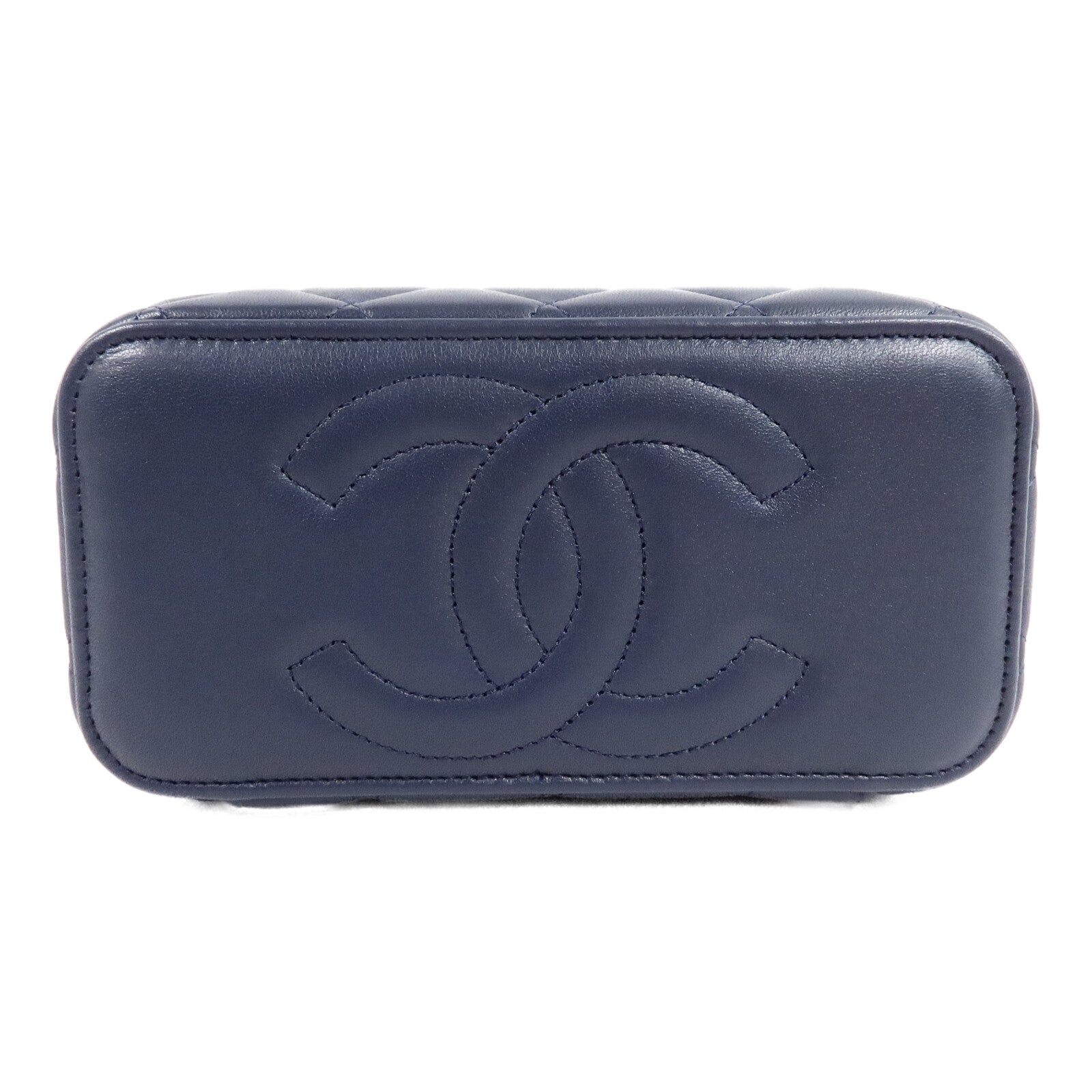 CHANEL 羊皮皮革Top Handle Vanity Case手挽肩背兩用袋