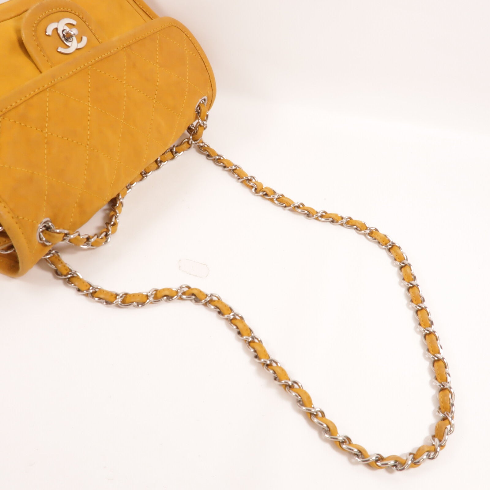 CHANEL 牛皮皮革Chain Shoulder鏈帶肩背袋