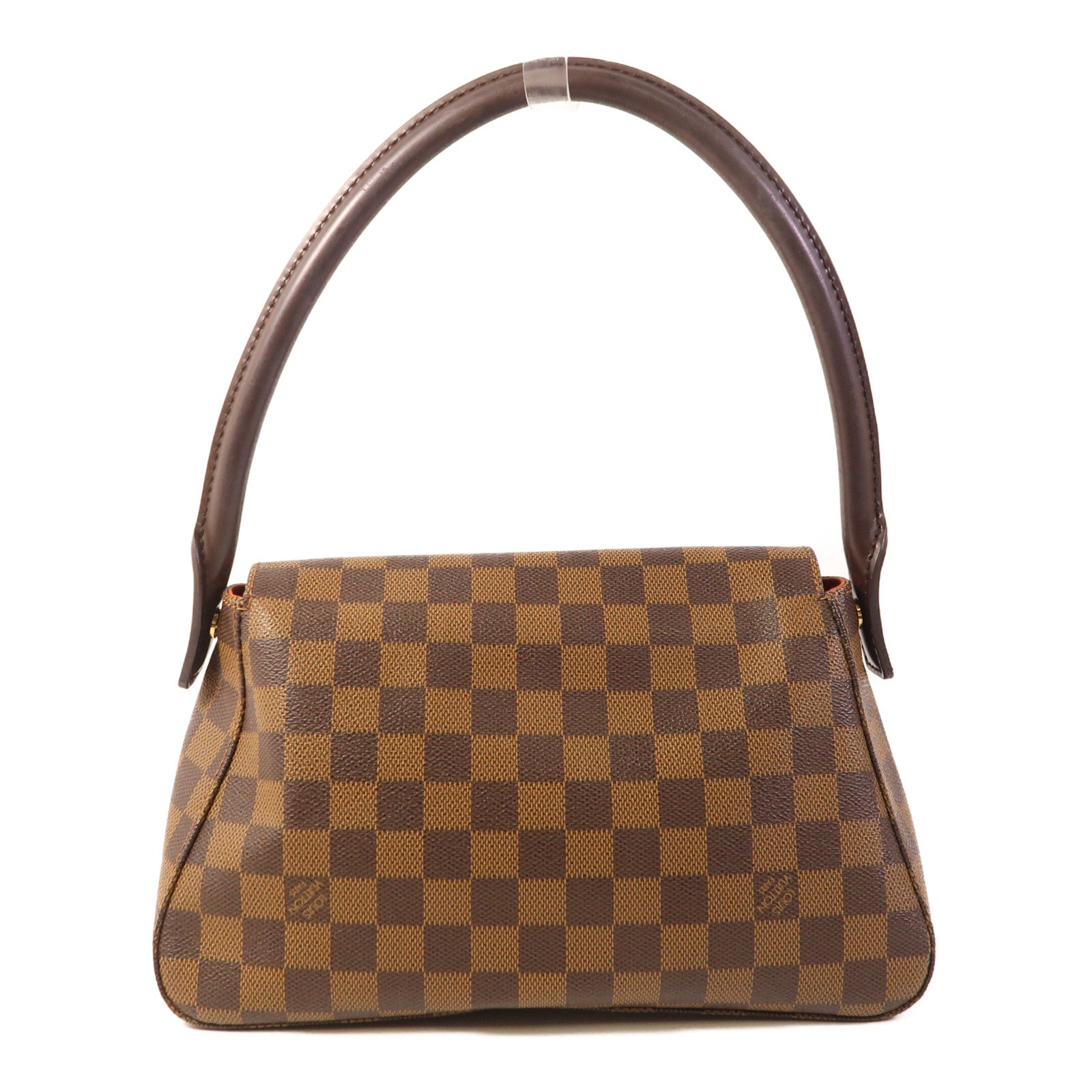 LOUIS VUITTON Damier Mini Looping金扣肩背袋