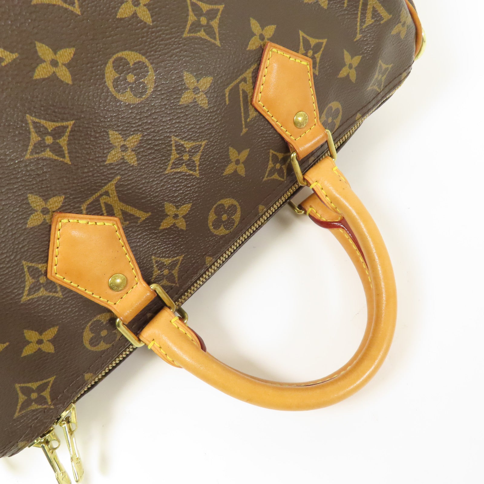 LOUIS VUITTON Monogram Speedy Bandouliere 30金扣手挽肩背兩用袋