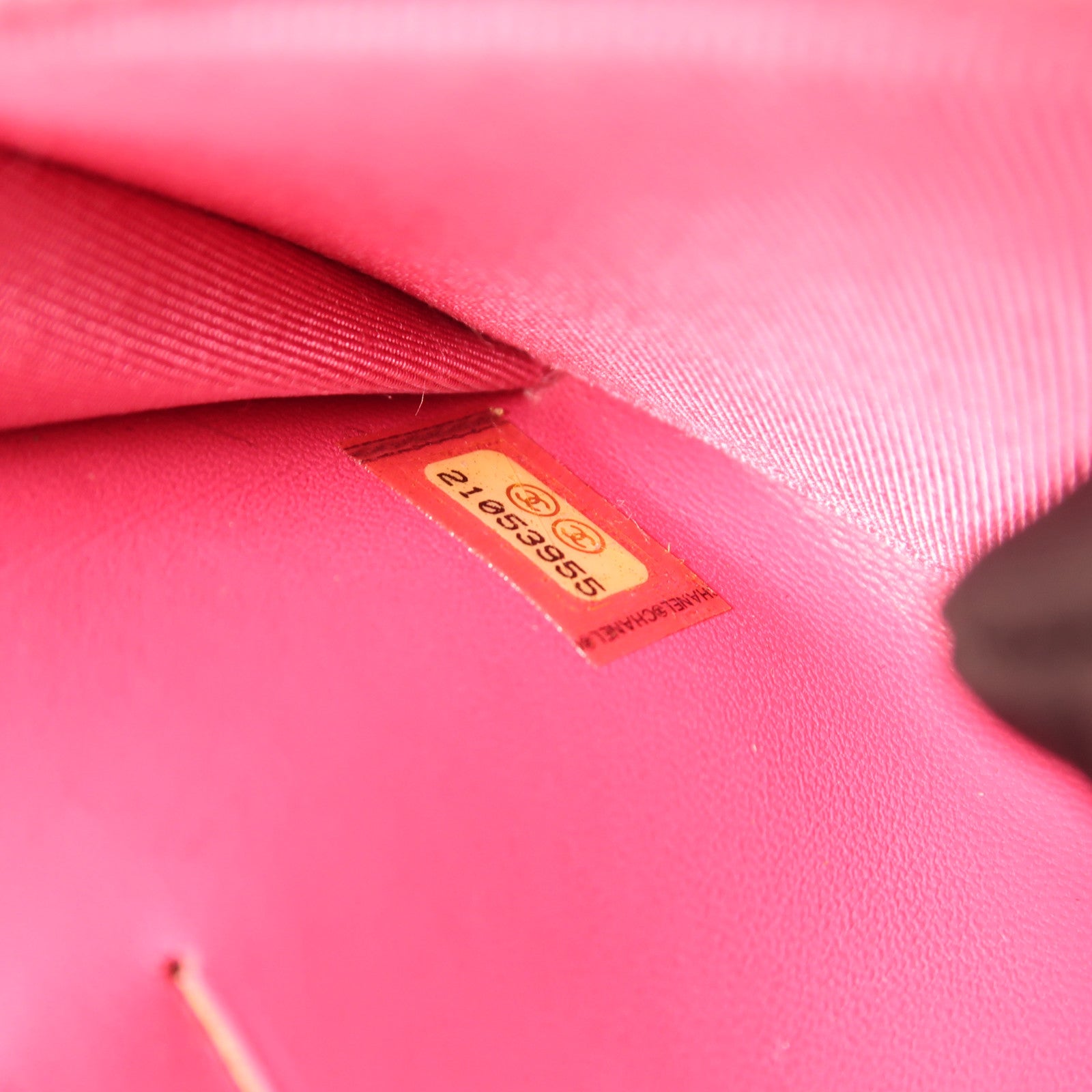 CHANEL 羊皮皮革Round Wallet銀扣錢包