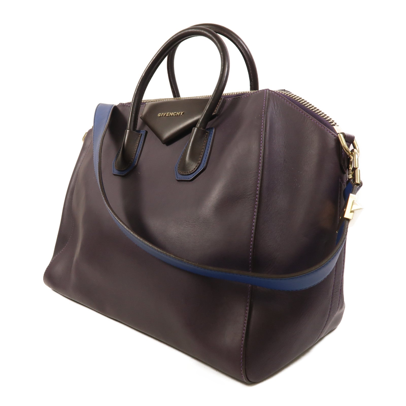 GIVENCHY 牛皮皮革Antigona Large金扣手挽肩背兩用袋