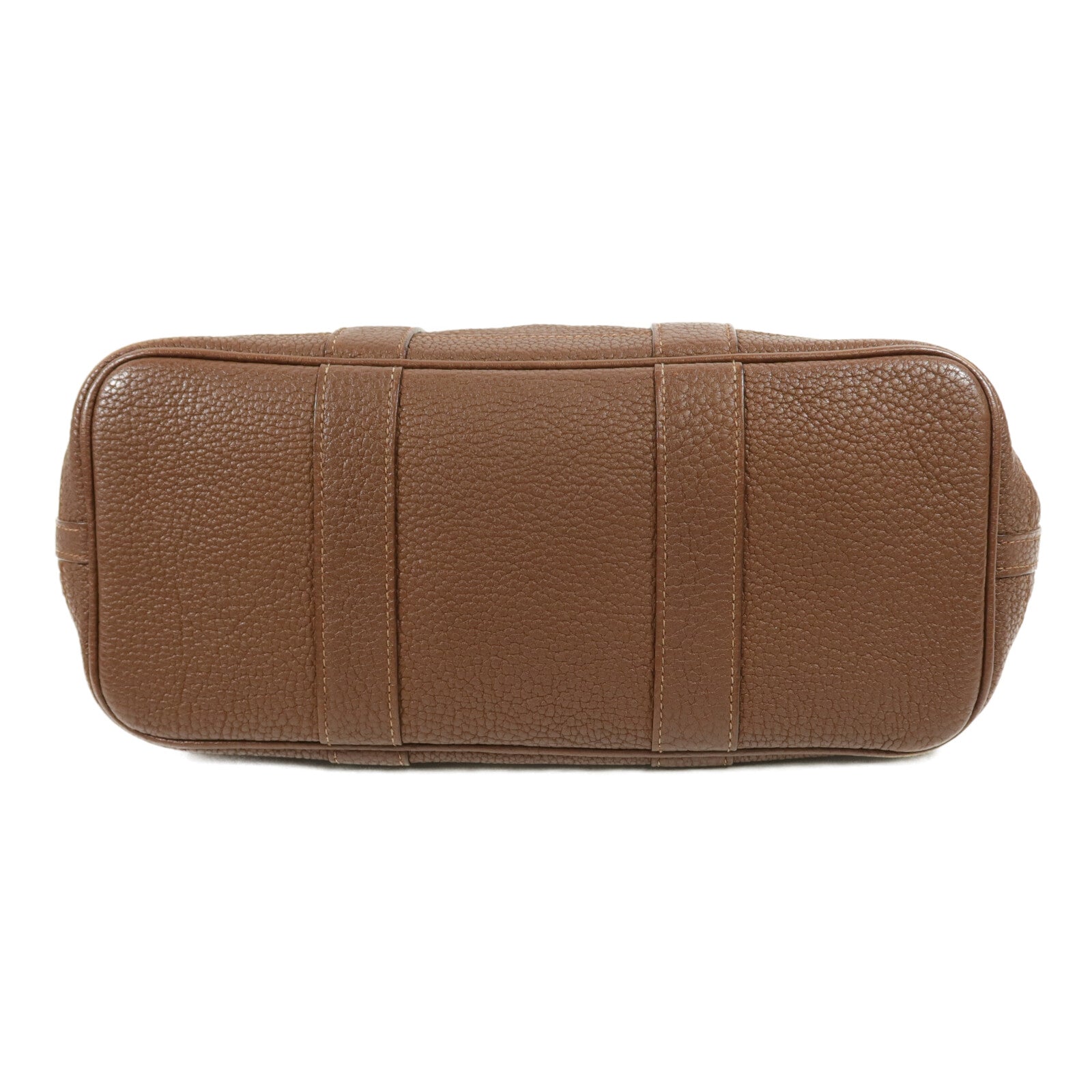 HERMES Negonda皮革Garden Party TPM手挽袋Marron Fonce